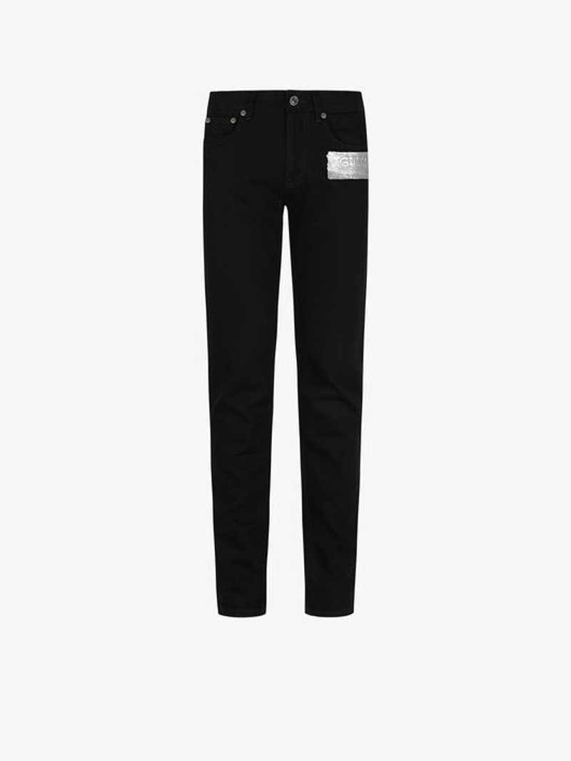GIVENCHY SKINNY JEANS WITH LATEX BAND 1