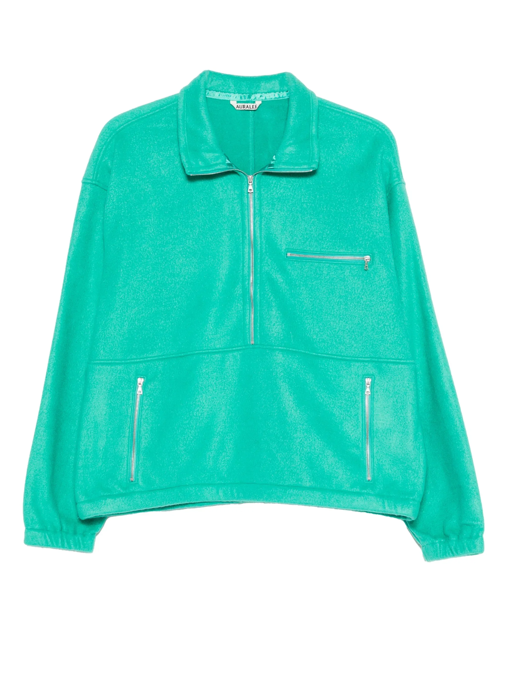 half-zip fleece sweatshirt - 1