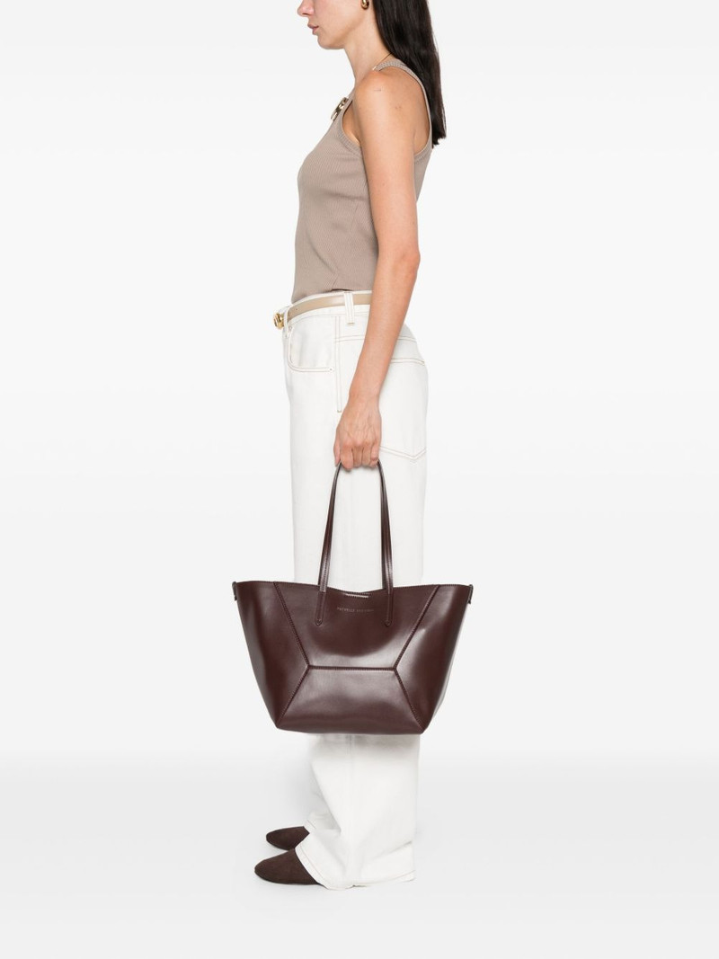 Brunello Cucinelli BC Duo leather tote bag outlook