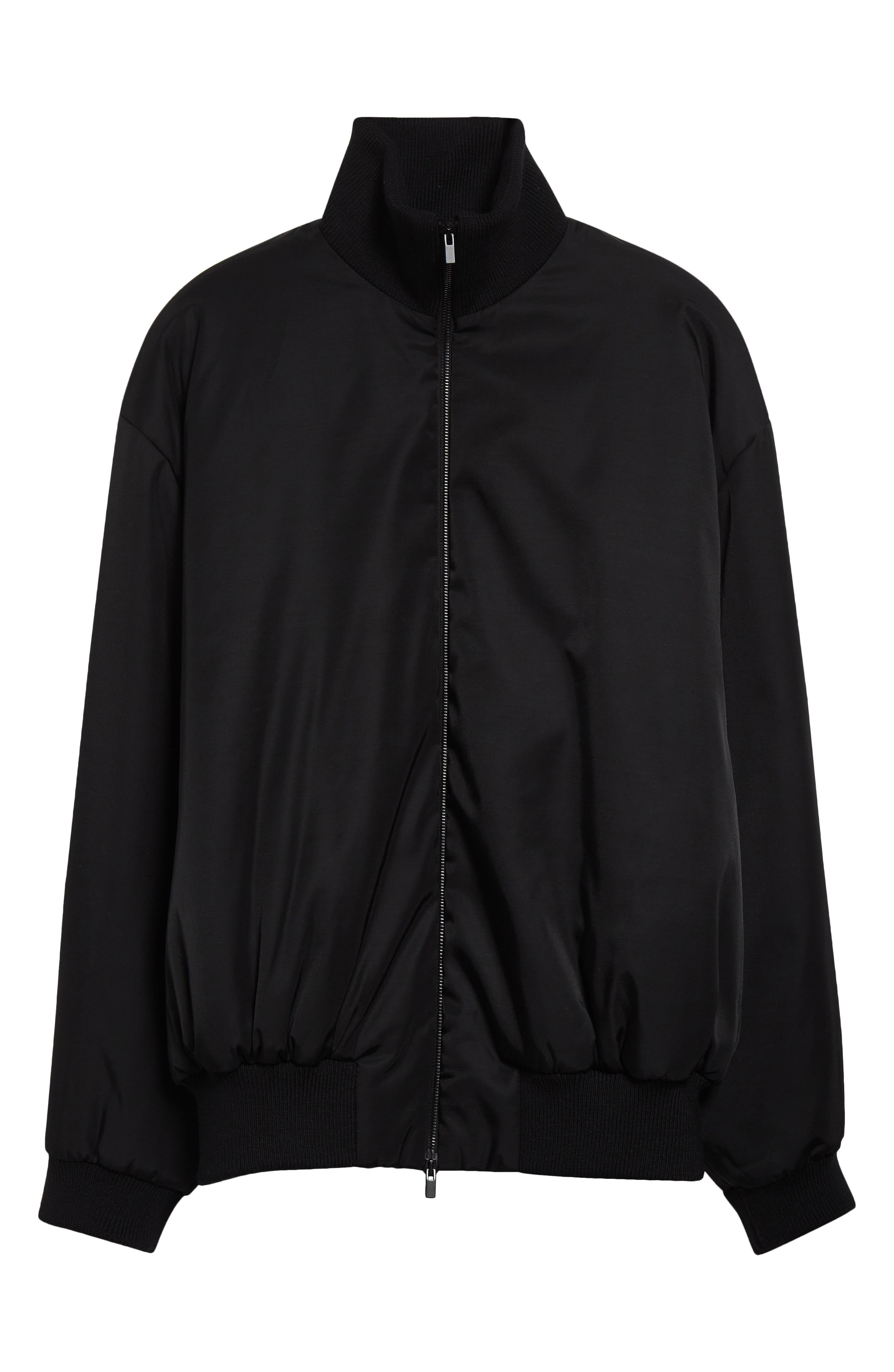 Fear of God High Neck Bomber Jacket in Black at Nordstrom - 7