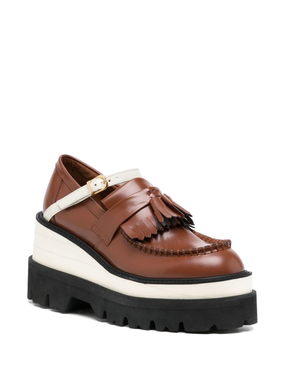 90mm panelled loafers - 2
