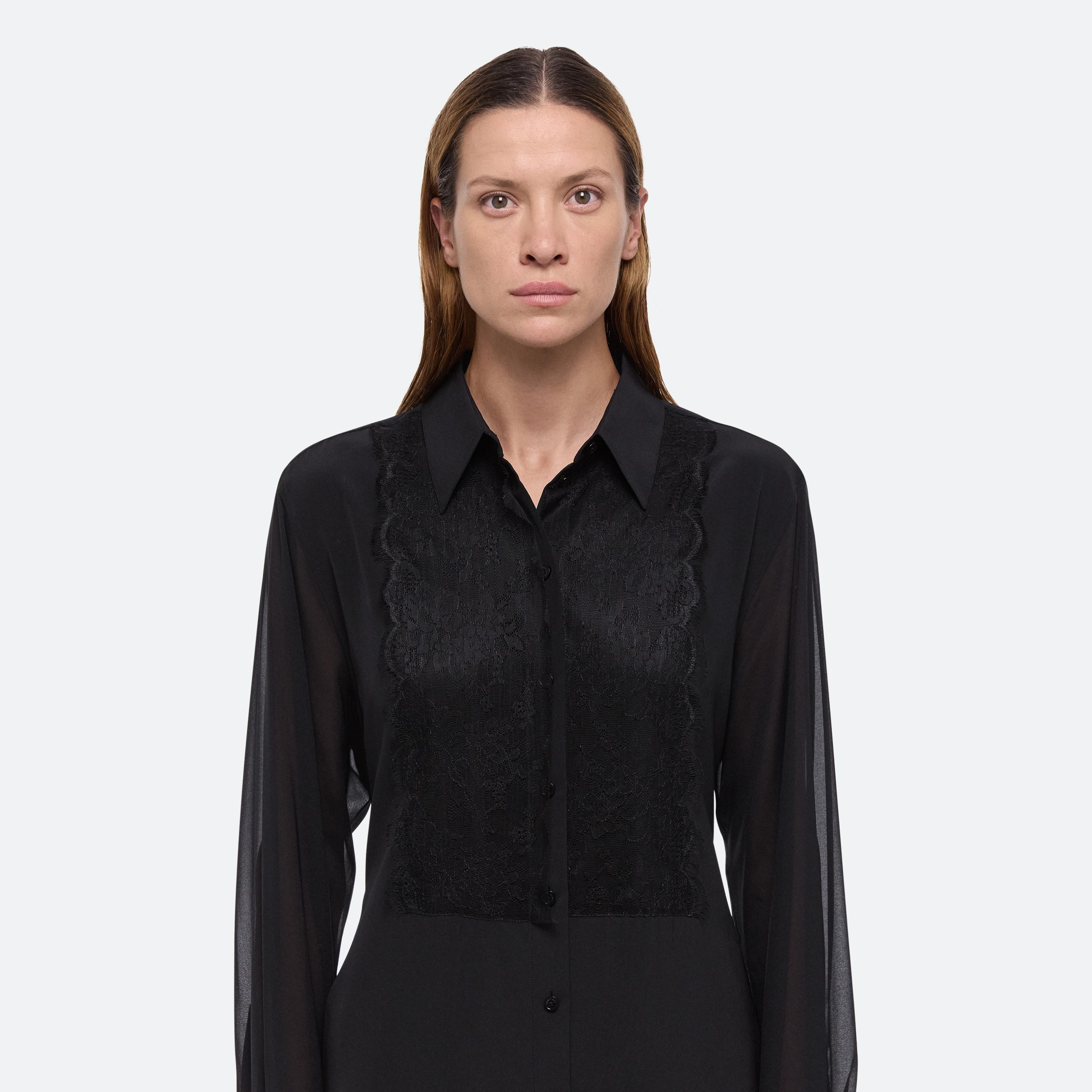 RELAXED LACE SHIRT - 6