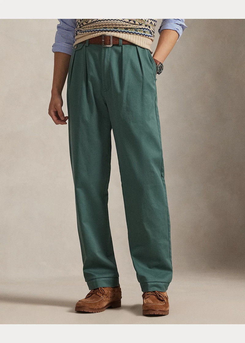 Whitman Relaxed Fit Pleated Chino Pant 3