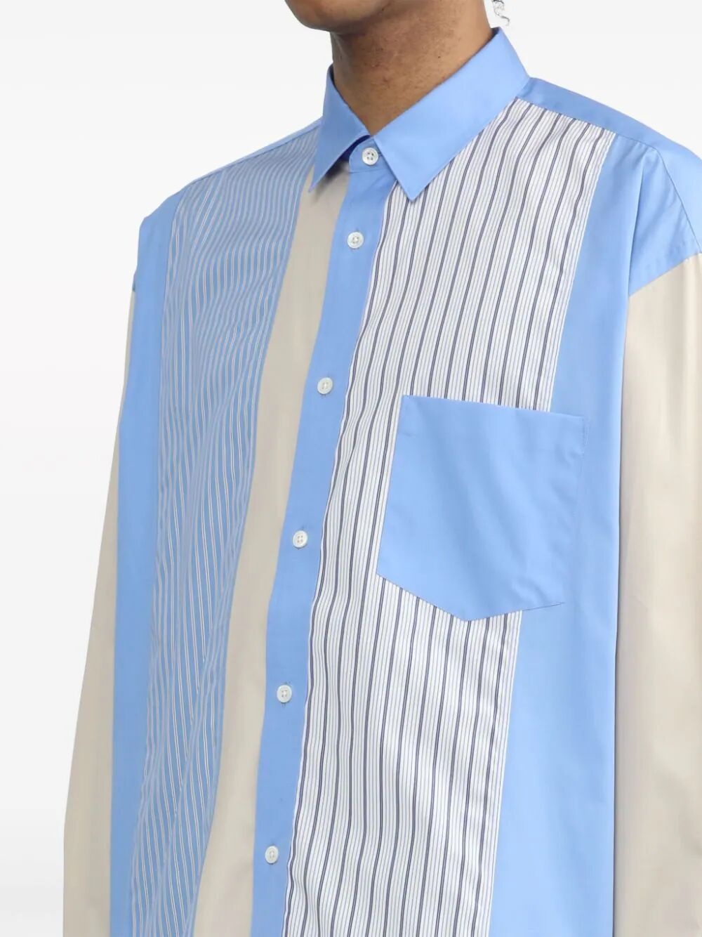 STRIPED SHIRT WITH PATCH - 6
