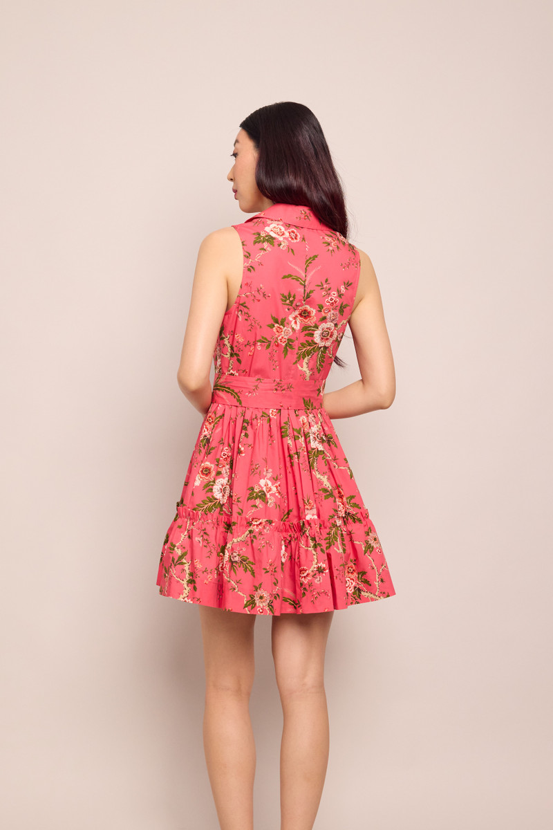 Hannah Dress Collared Mini Dress with a Chic Button-Down Bodice 3