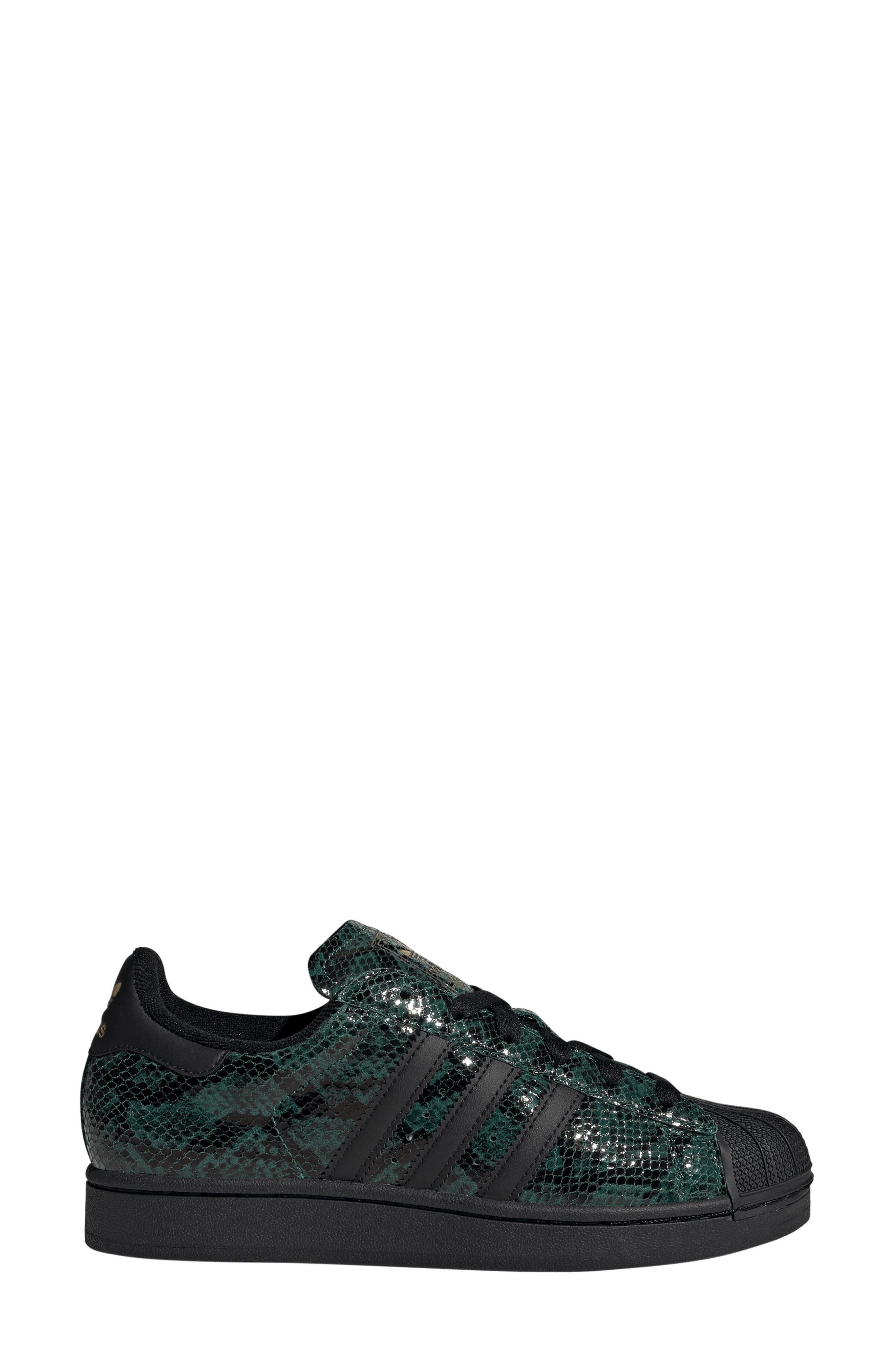 adidas Superstar II Sneaker in Collegiate Green/Black/Gold at Nordstrom - 3