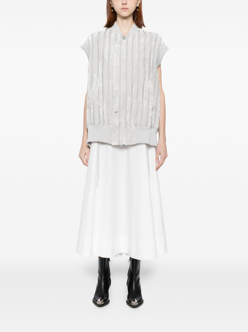 Yohji Yamamoto checked vest outlook