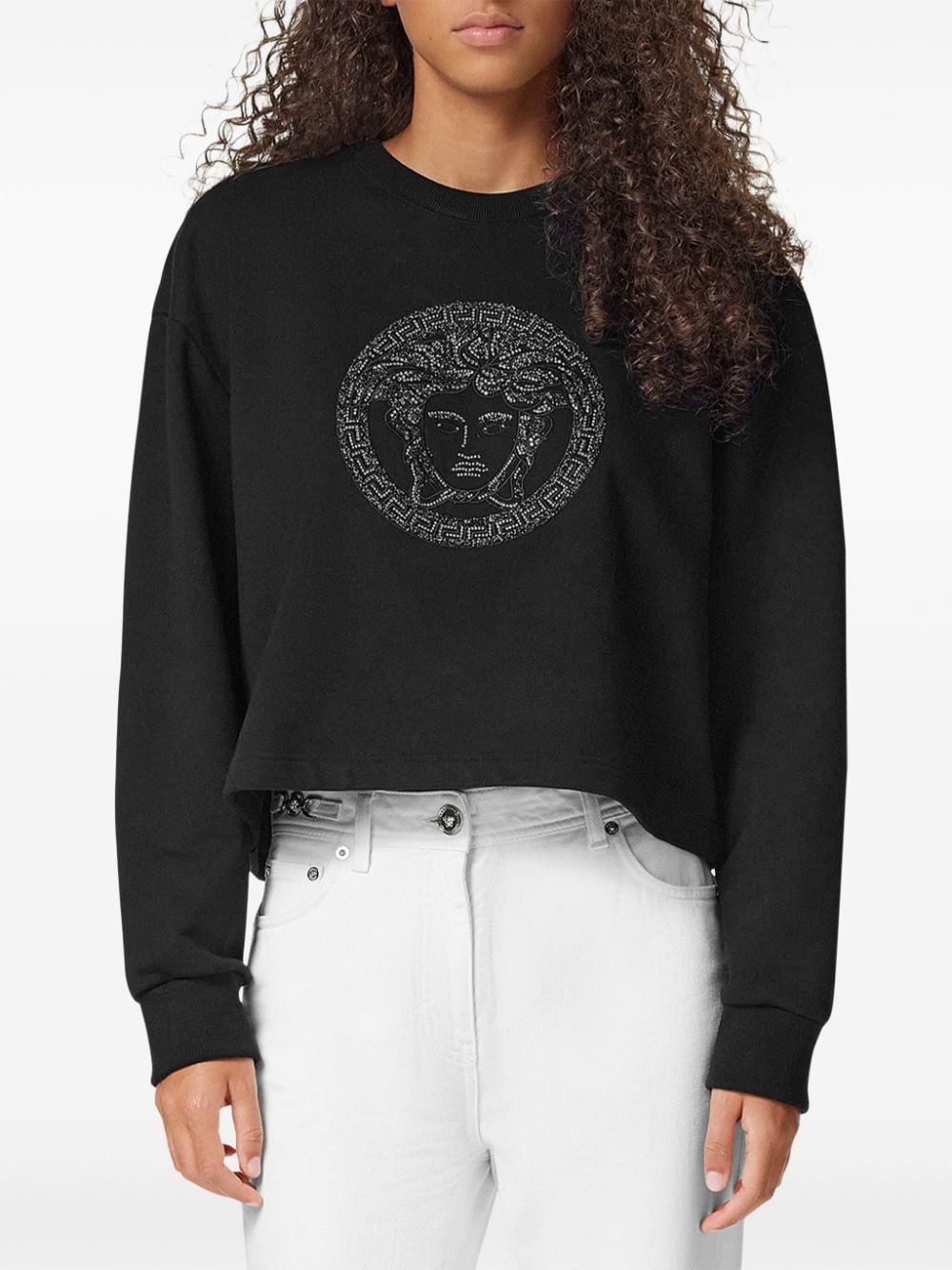 logo-embellished sweatshirt - 3