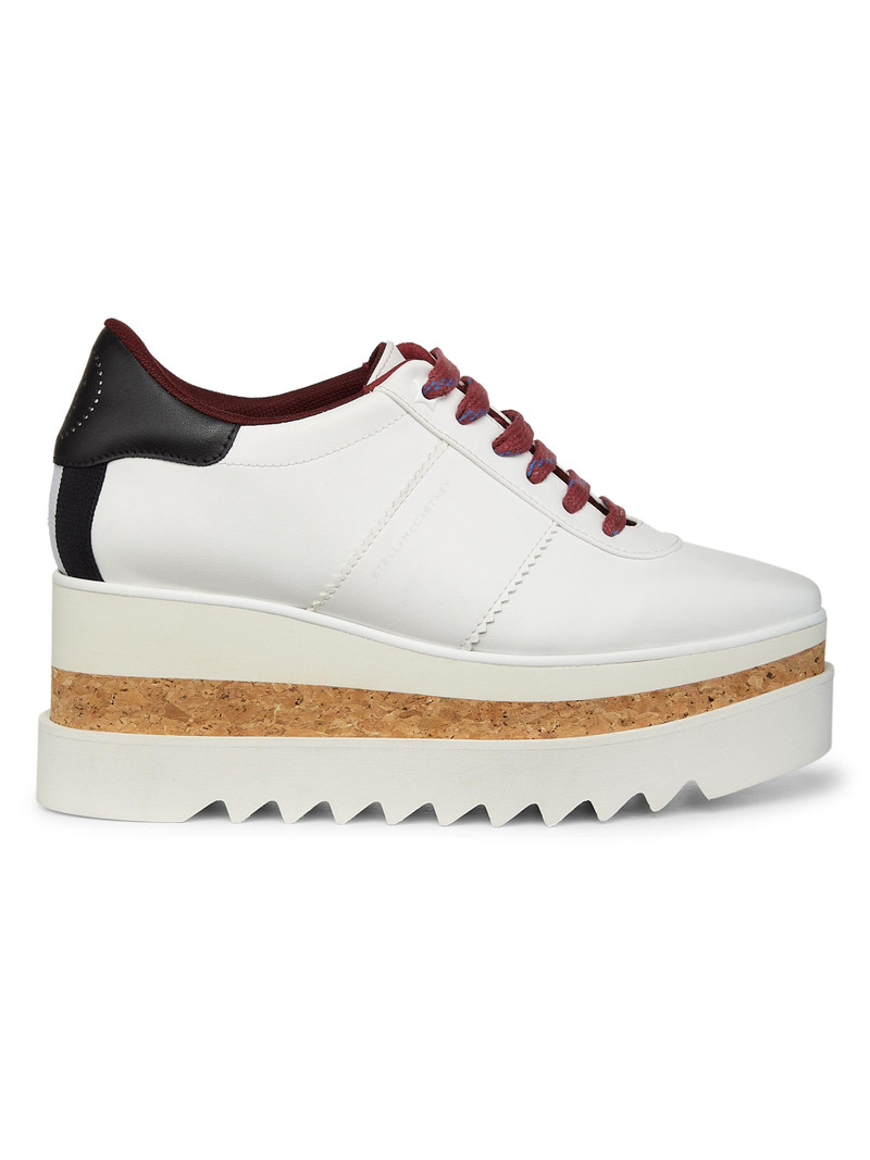 Women's SneakElyse 80MM Platform Sneakers - White 1