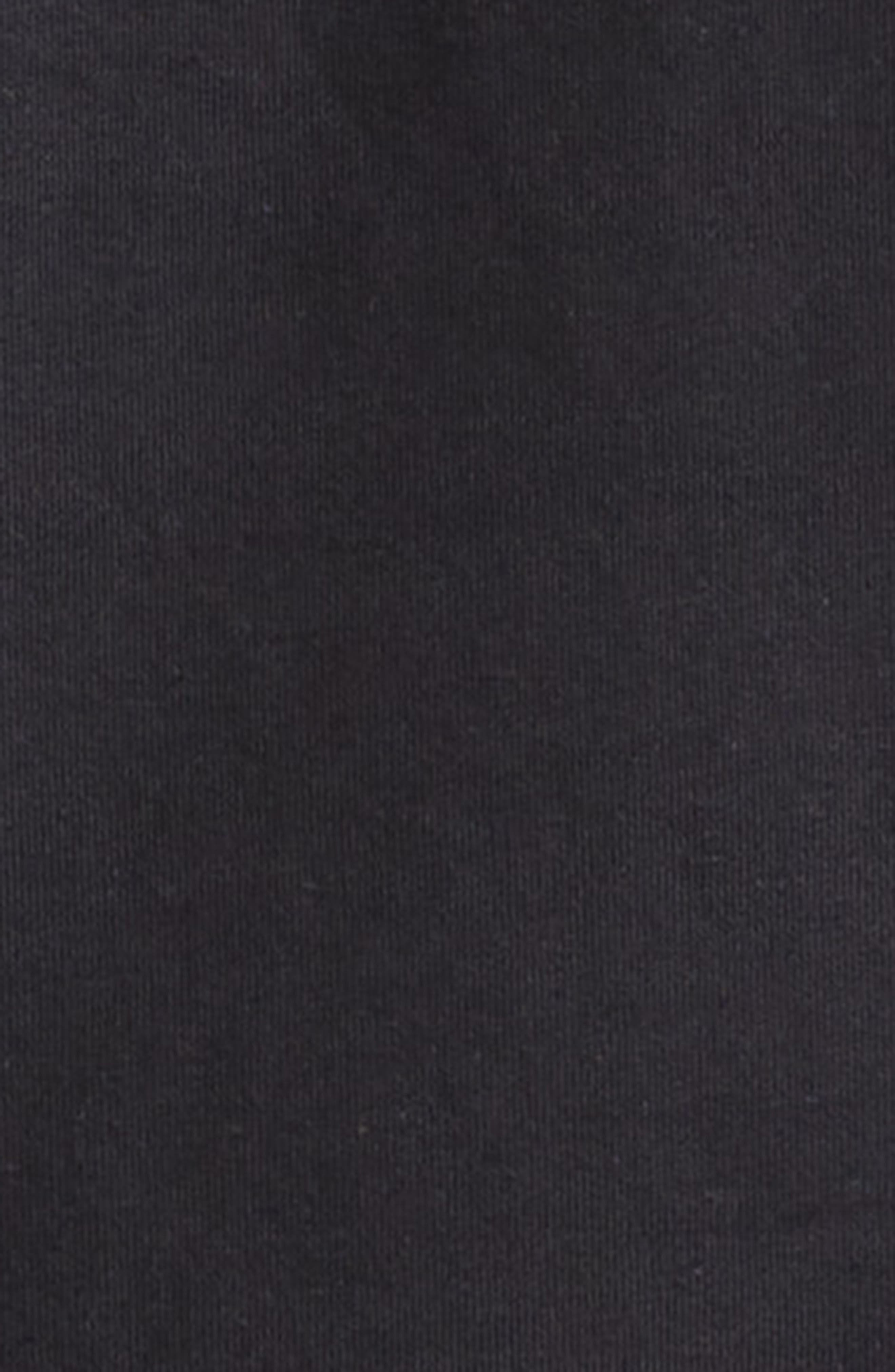 Dolce&Gabbana Flocked Logo Appliqué Ringer T-Shirt in N0000 Nero at Nordstrom - 7