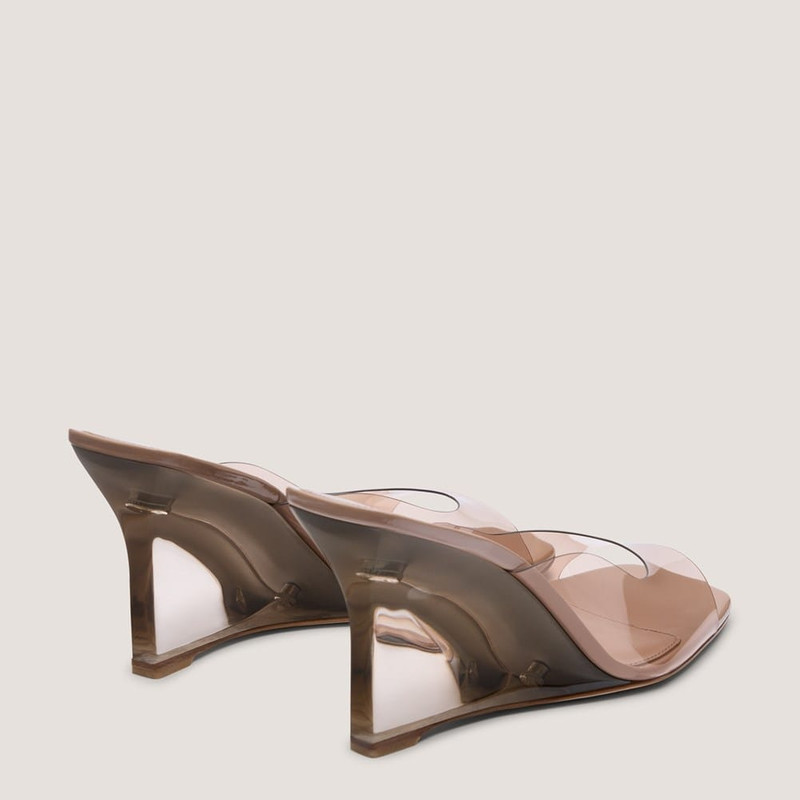 Stuart Weitzman VINNIE LUCITE MULE 85 outlook