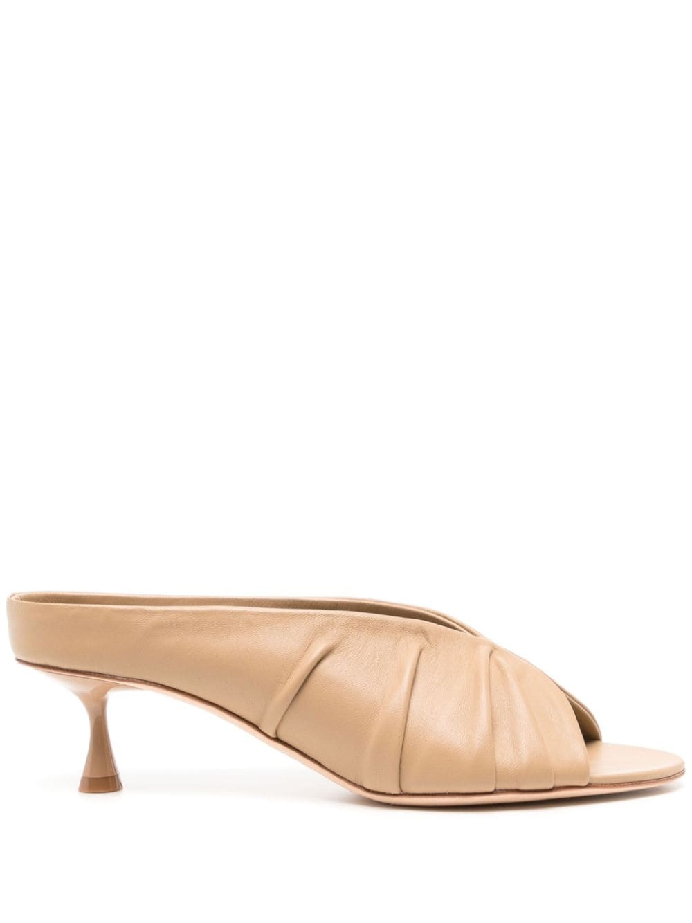 Jane 50mm leather mules - 1