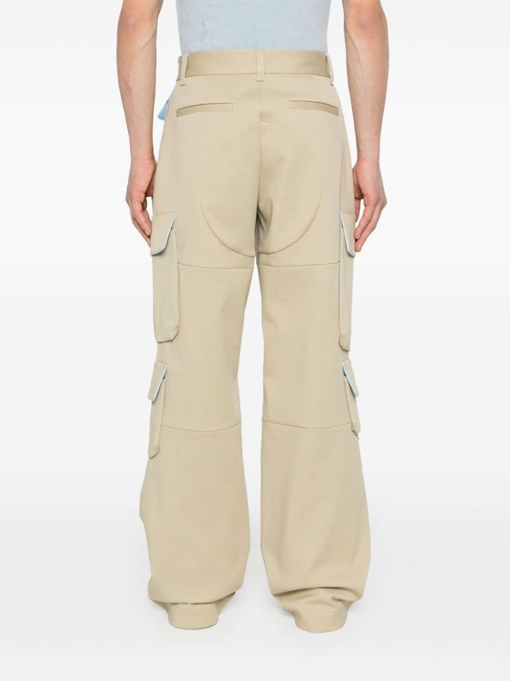 logo-embroidered cargo pants - 4