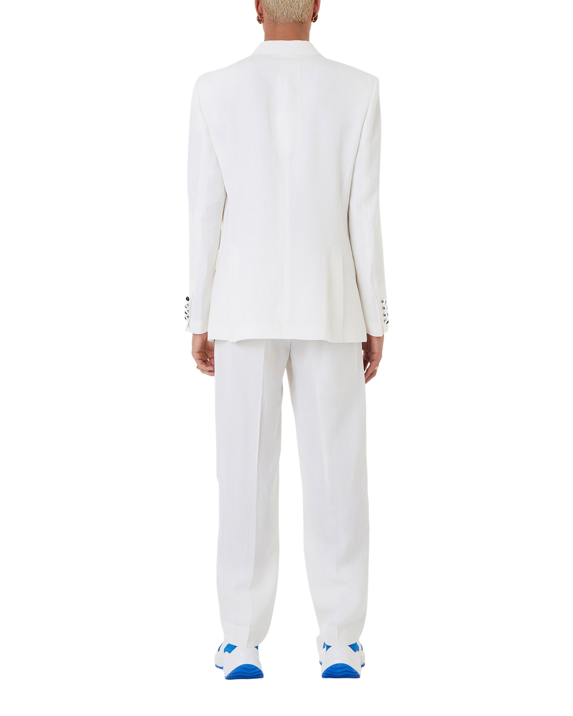 Off-White High Waisted Cummerbund Trousers - 5