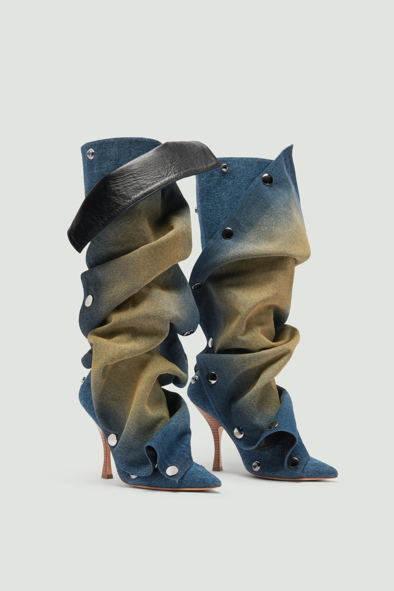 Y/Project lace-up Ankle Boots | Black | FARFETCH