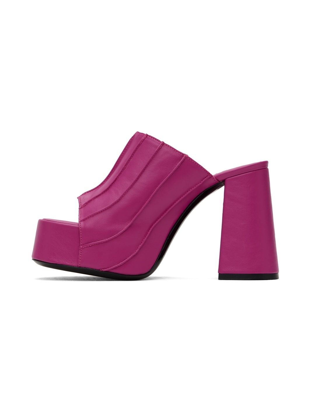 SSENSE Exclusive Pink Brad Heeled Sandals - 3