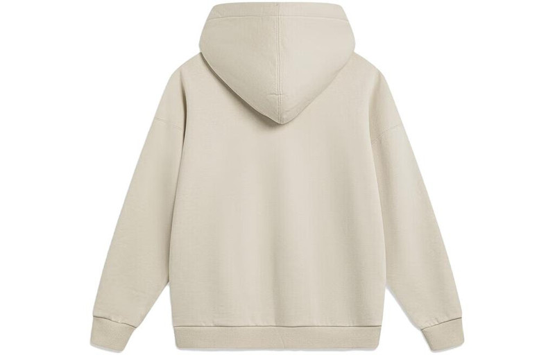 Li-Ning Li-Ning Anything Is Possible Fleece Hoodie 'Light Khaki' AWDT747-1 outlook