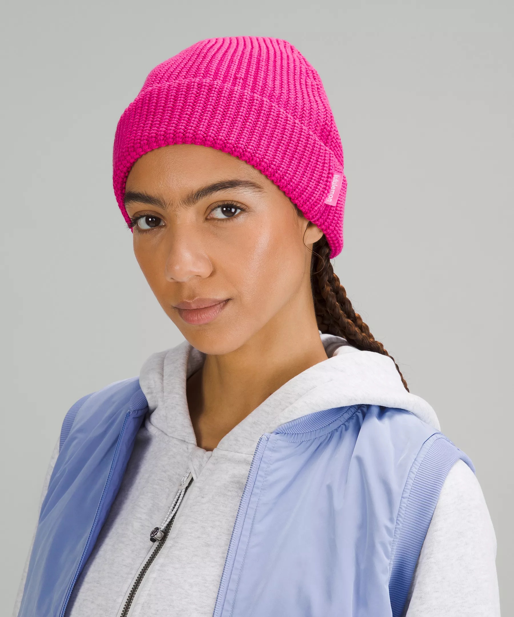 Close-Fit Cotton-Blend Ribbed Beanie - 3