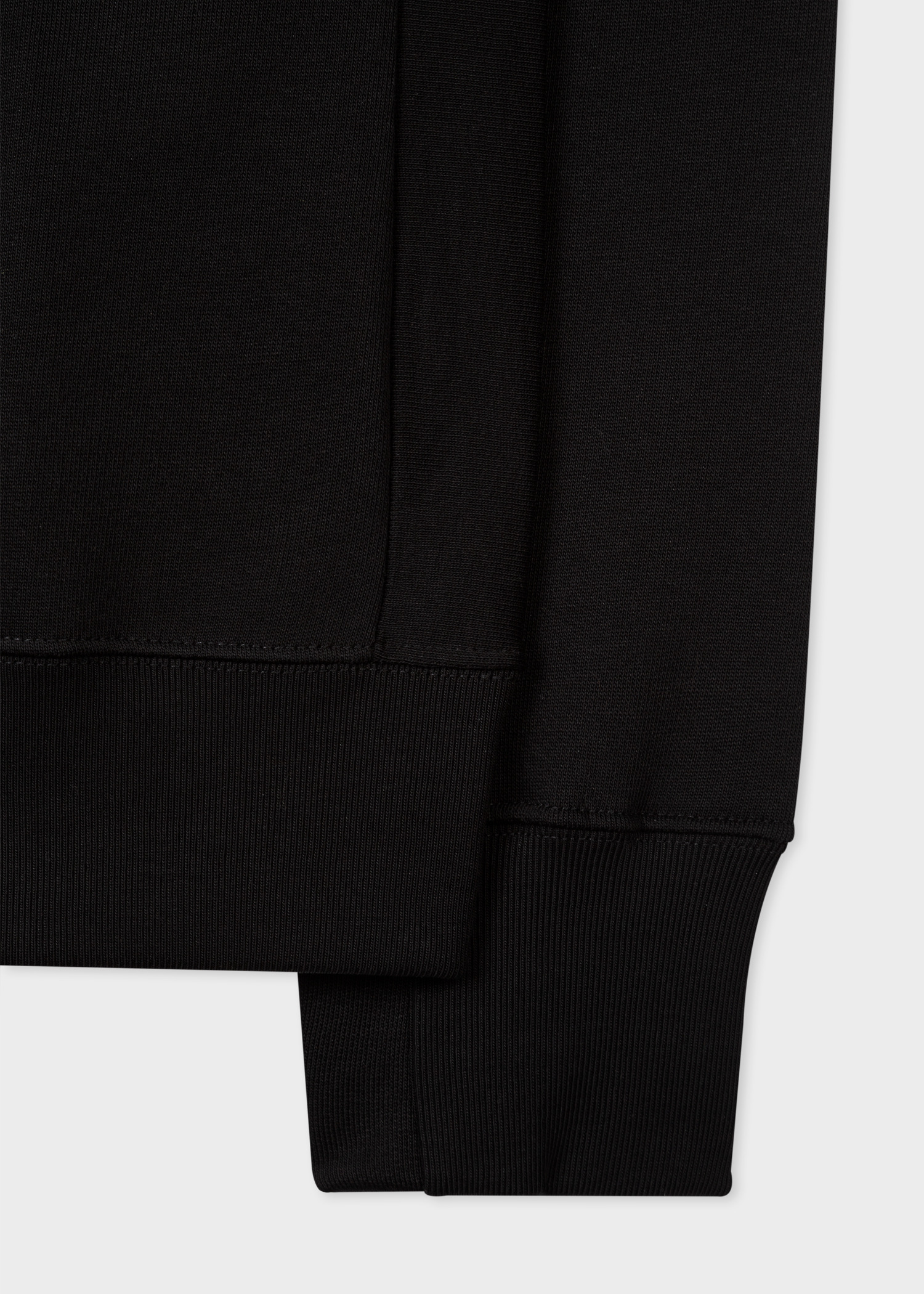 Black Organic Cotton Zebra Logo Sweatshirt & Sweatpants Set - 4