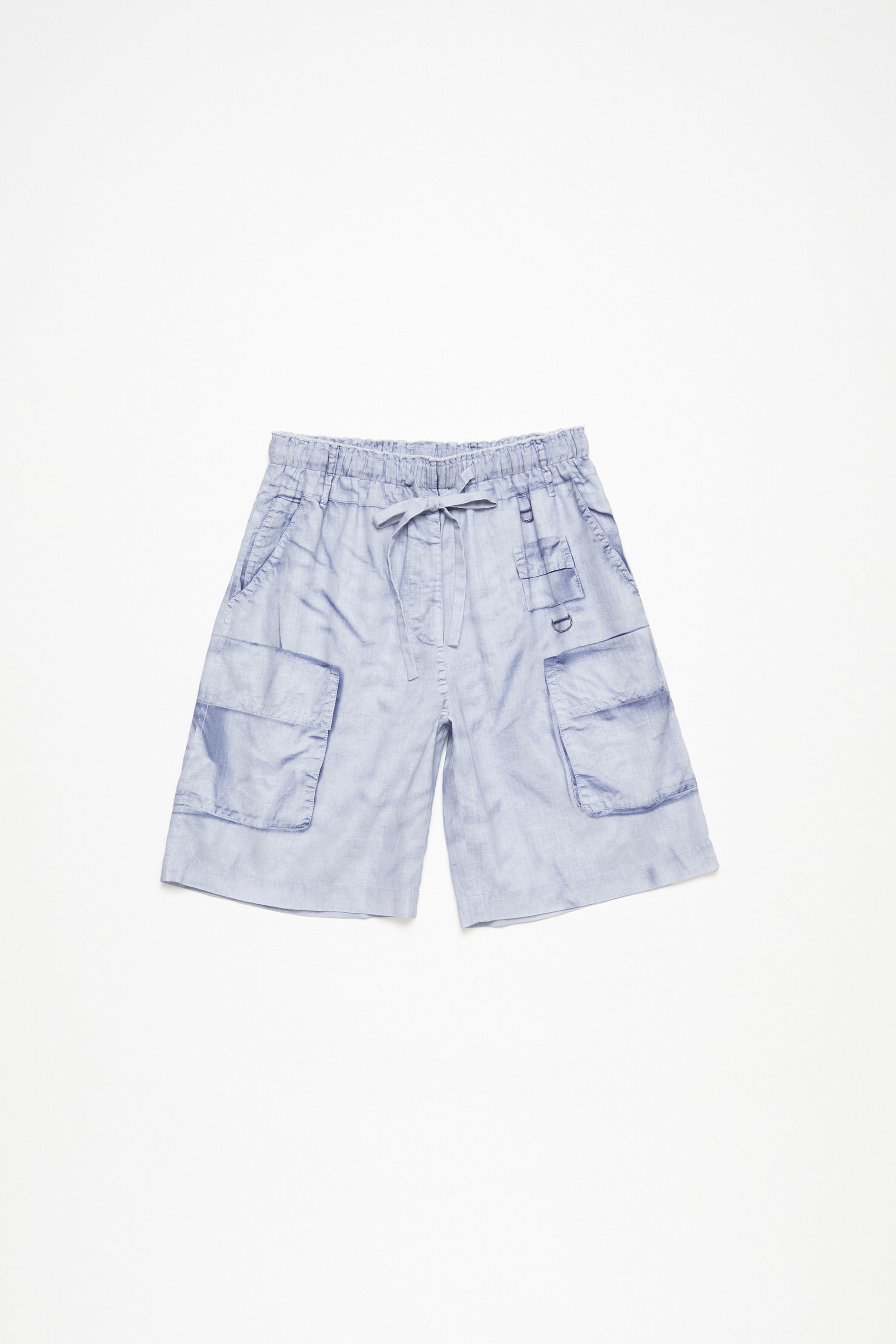 Printed shorts - Light blue - 1