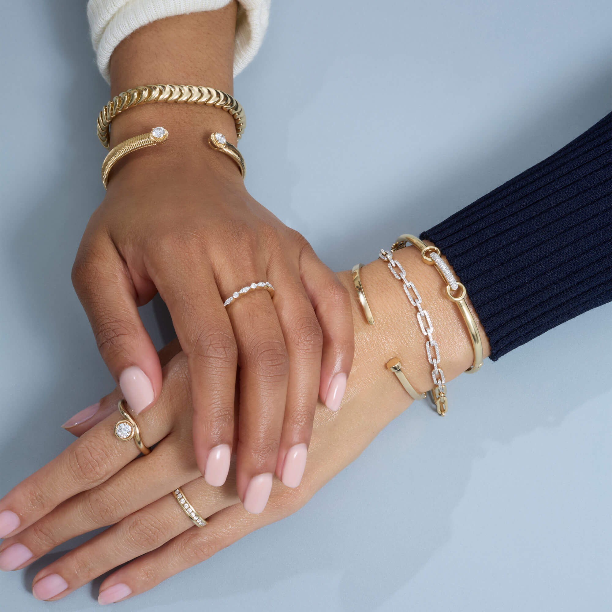 LAB-Created Diamond Bowie Bracelet - 9