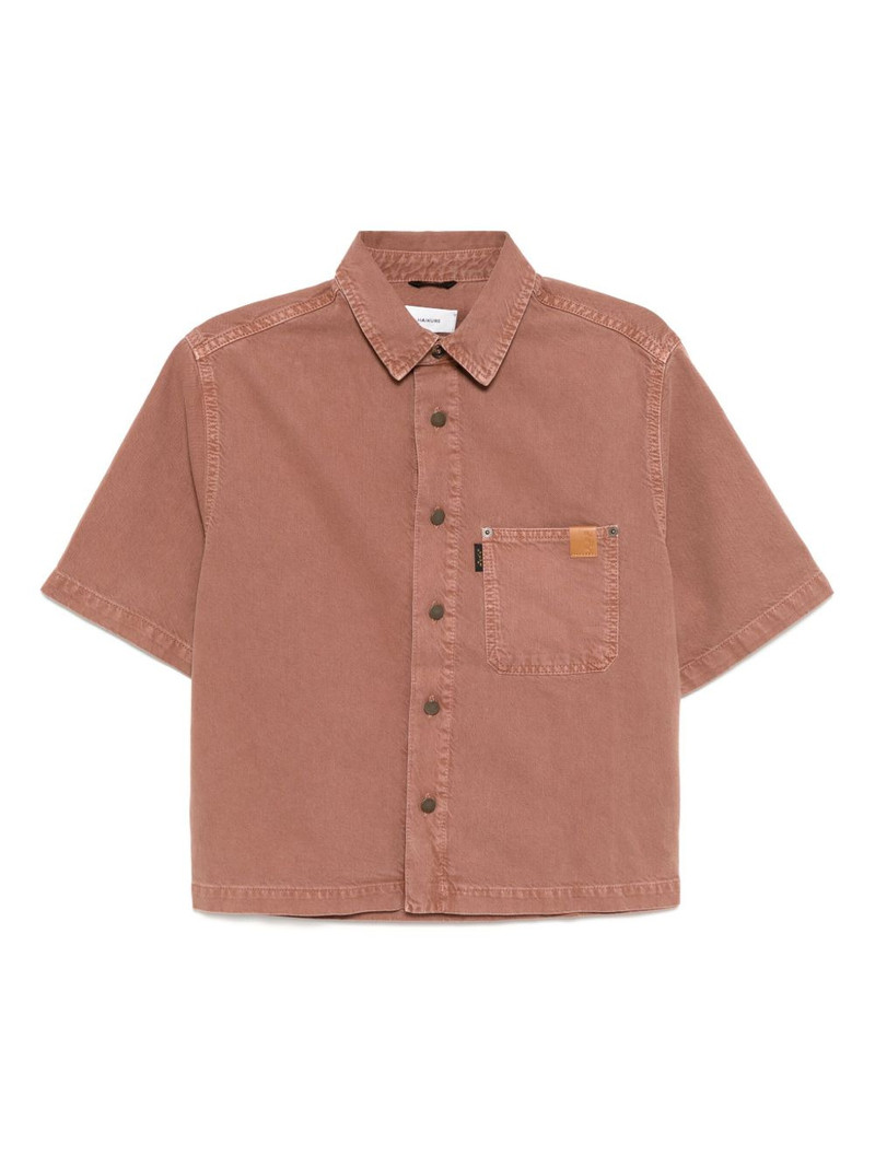 logo-patch shirt 1