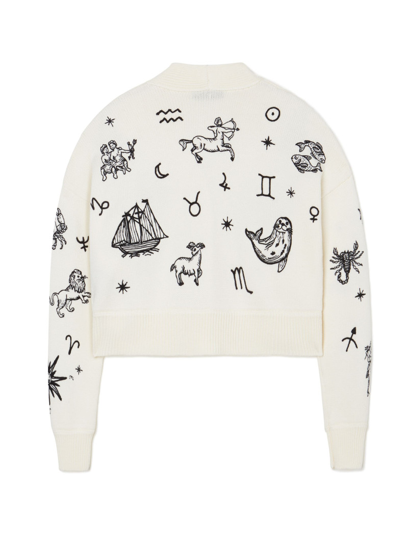Alanui Horoscope Cropped Cardigan outlook