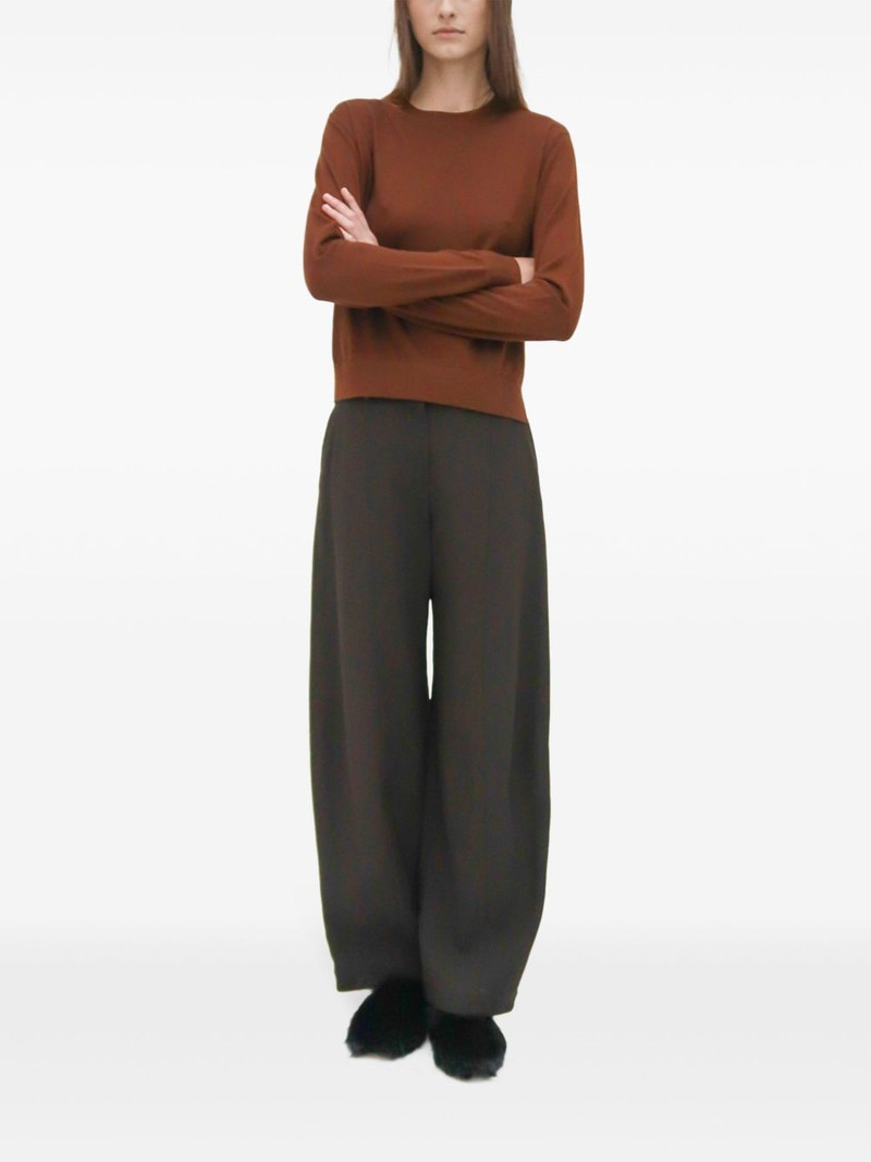 ROSETTA GETTY straight-leg twill trousers outlook
