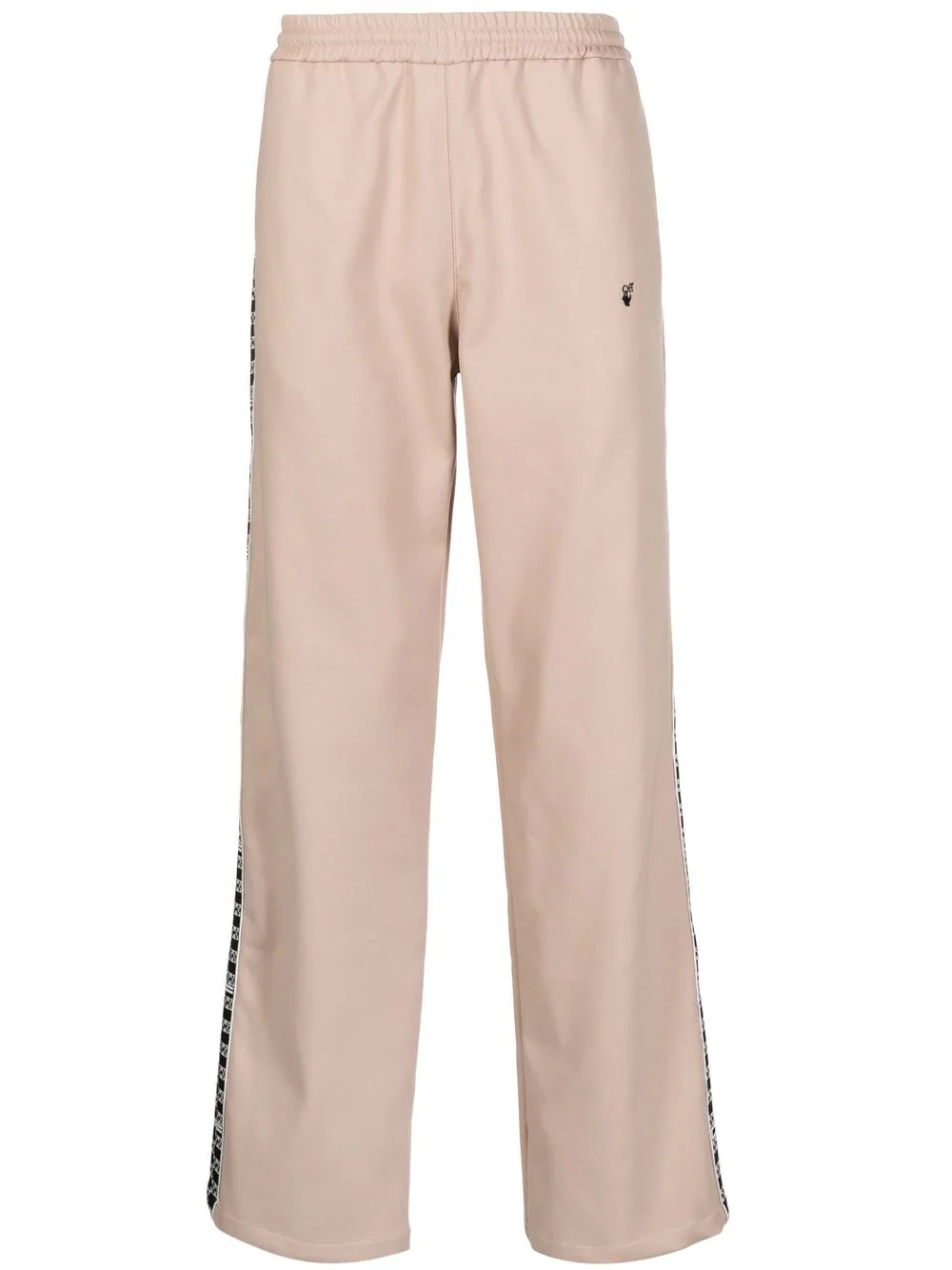 monogram band track pants - 1