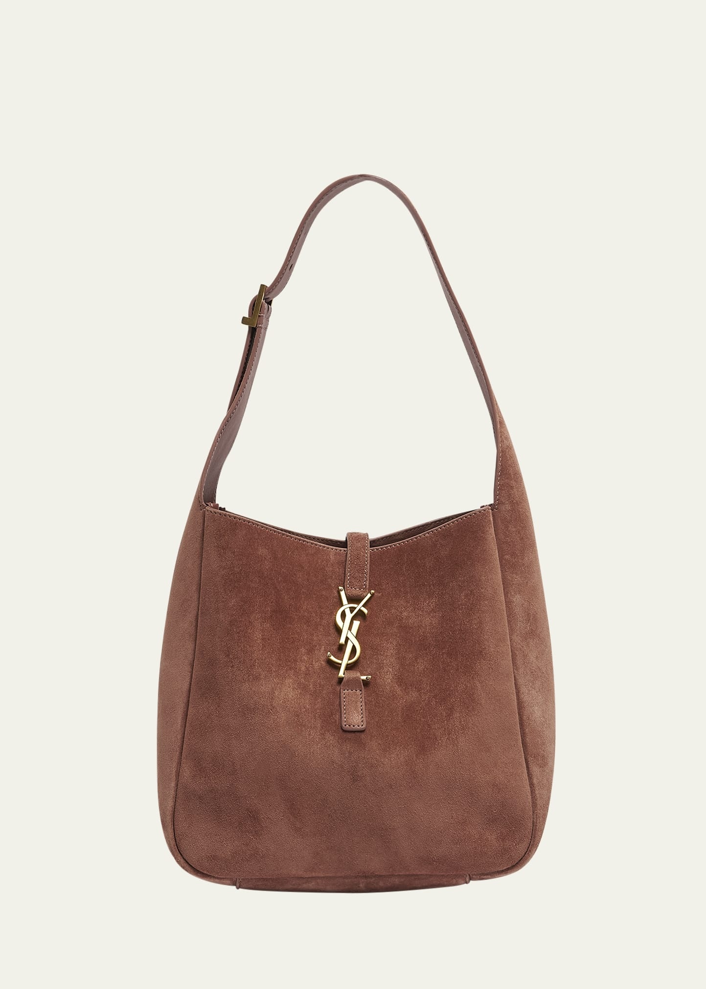 Le 5 A 7 Small Suede Hobo Shoulder Bag - 1