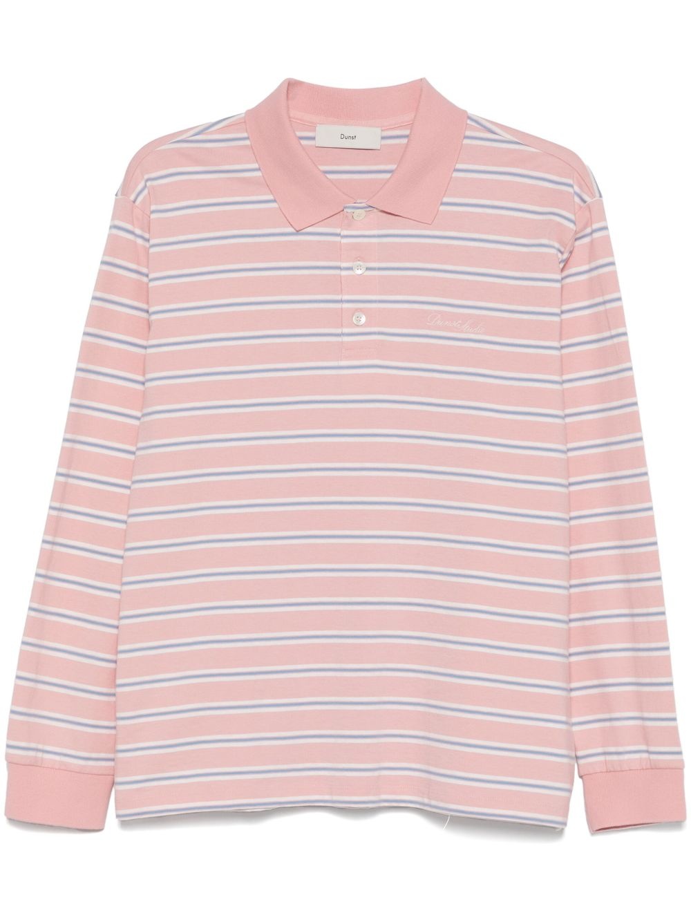 striped polo shirt - 1