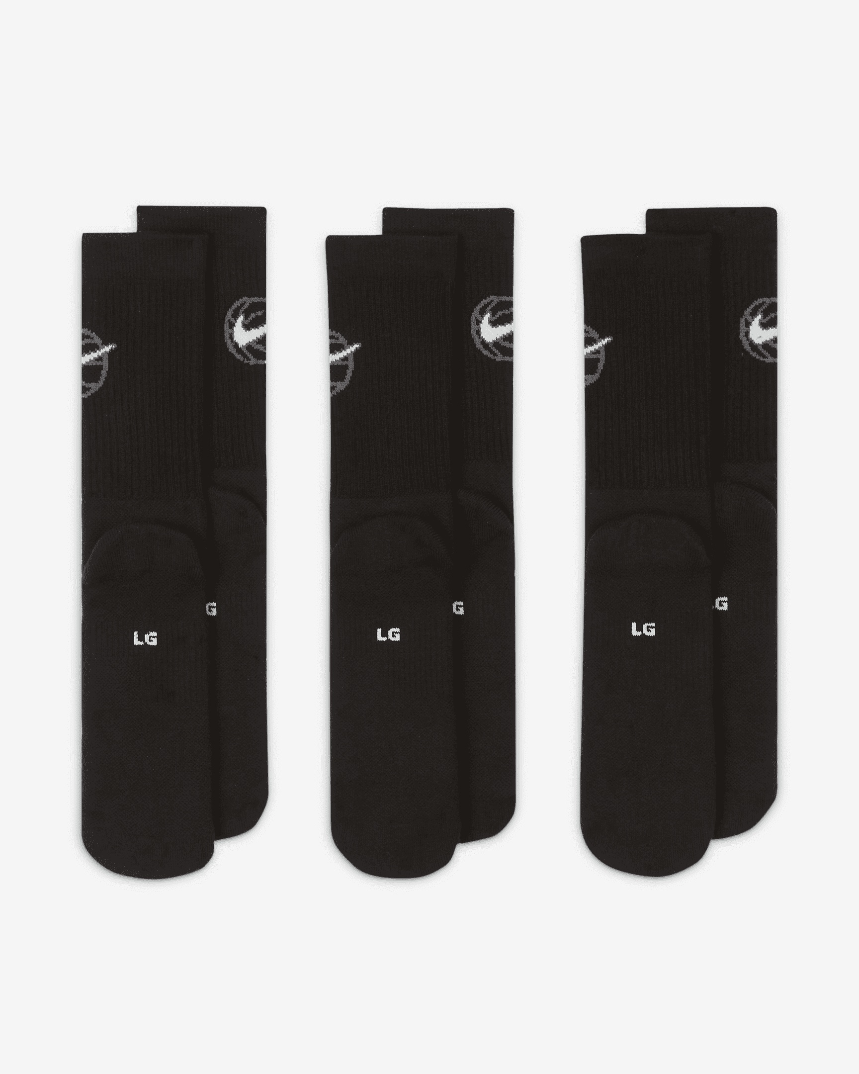 Nike Everyday Crew Basketball Socks (3 Pair) - 3