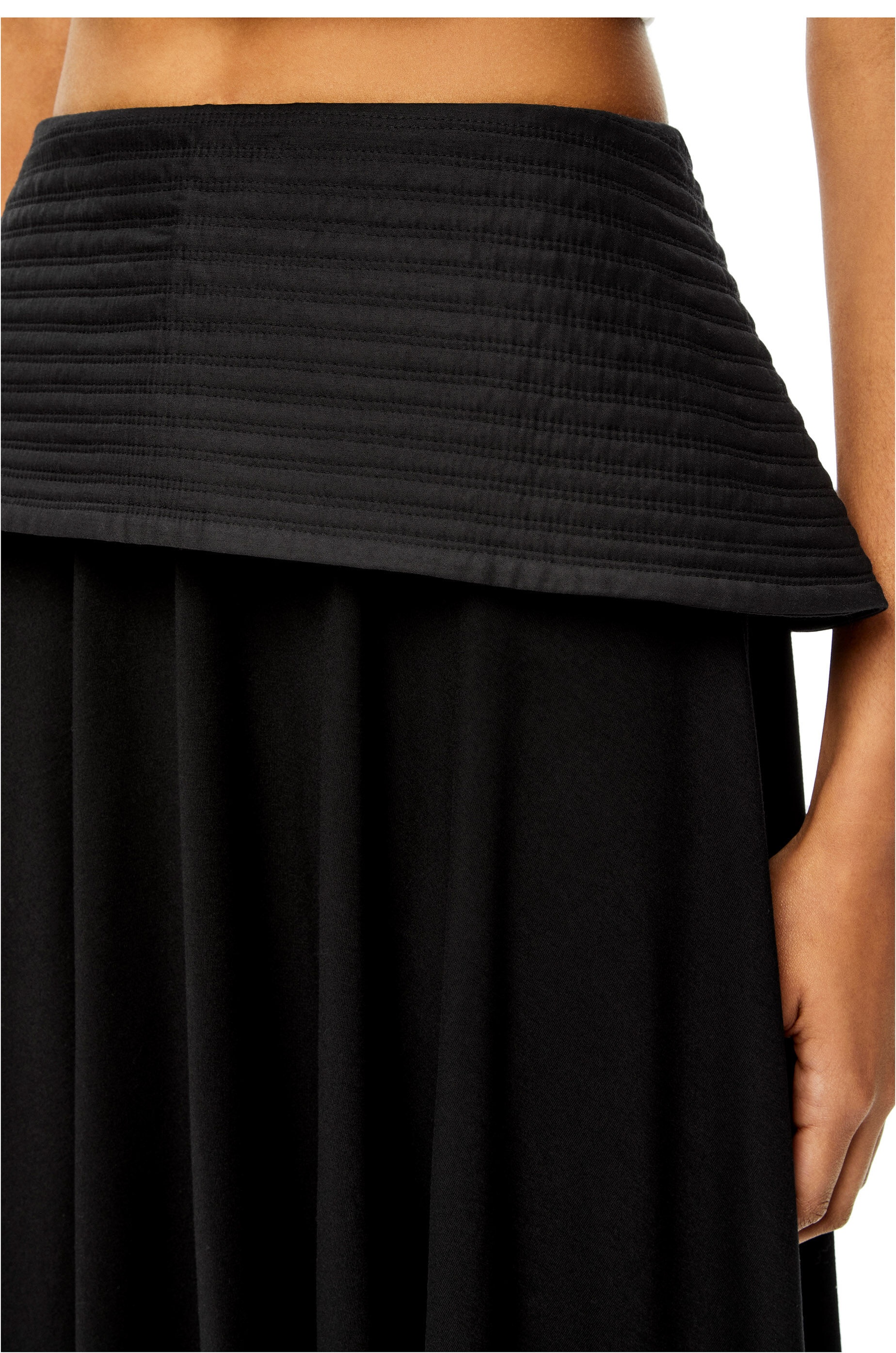Peplum skirt in viscose - 5