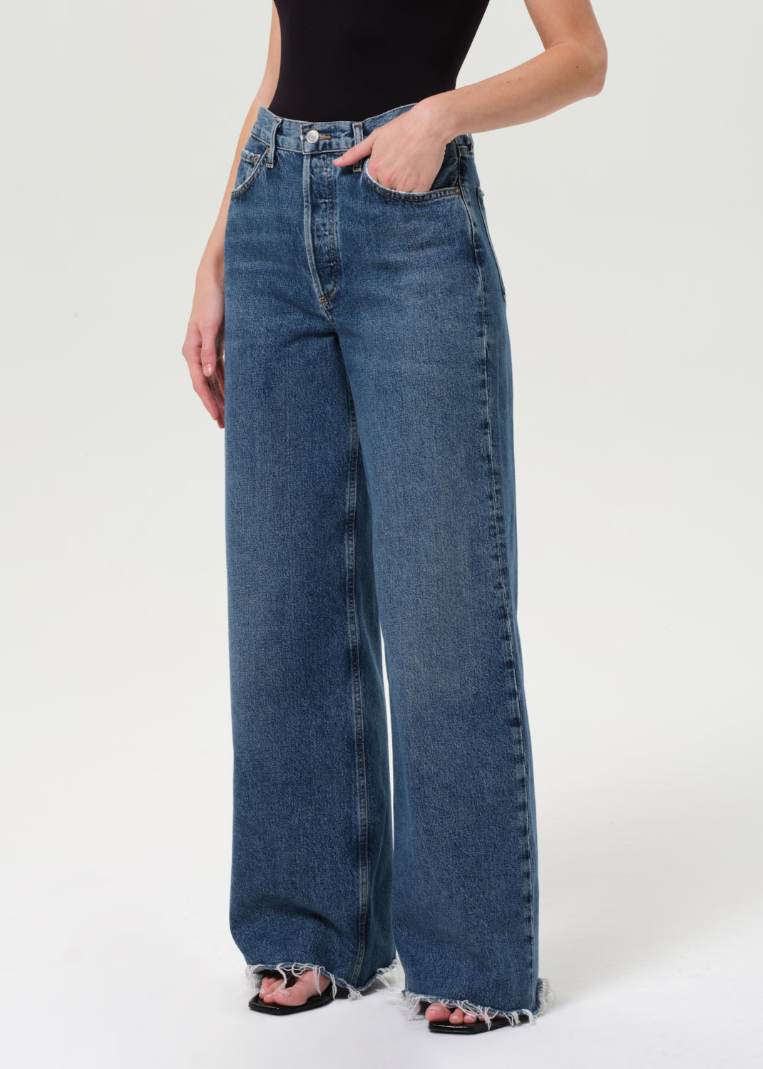 DAME HIGH RISE WIDE LEG CUT HEM IN CONTROL - 5