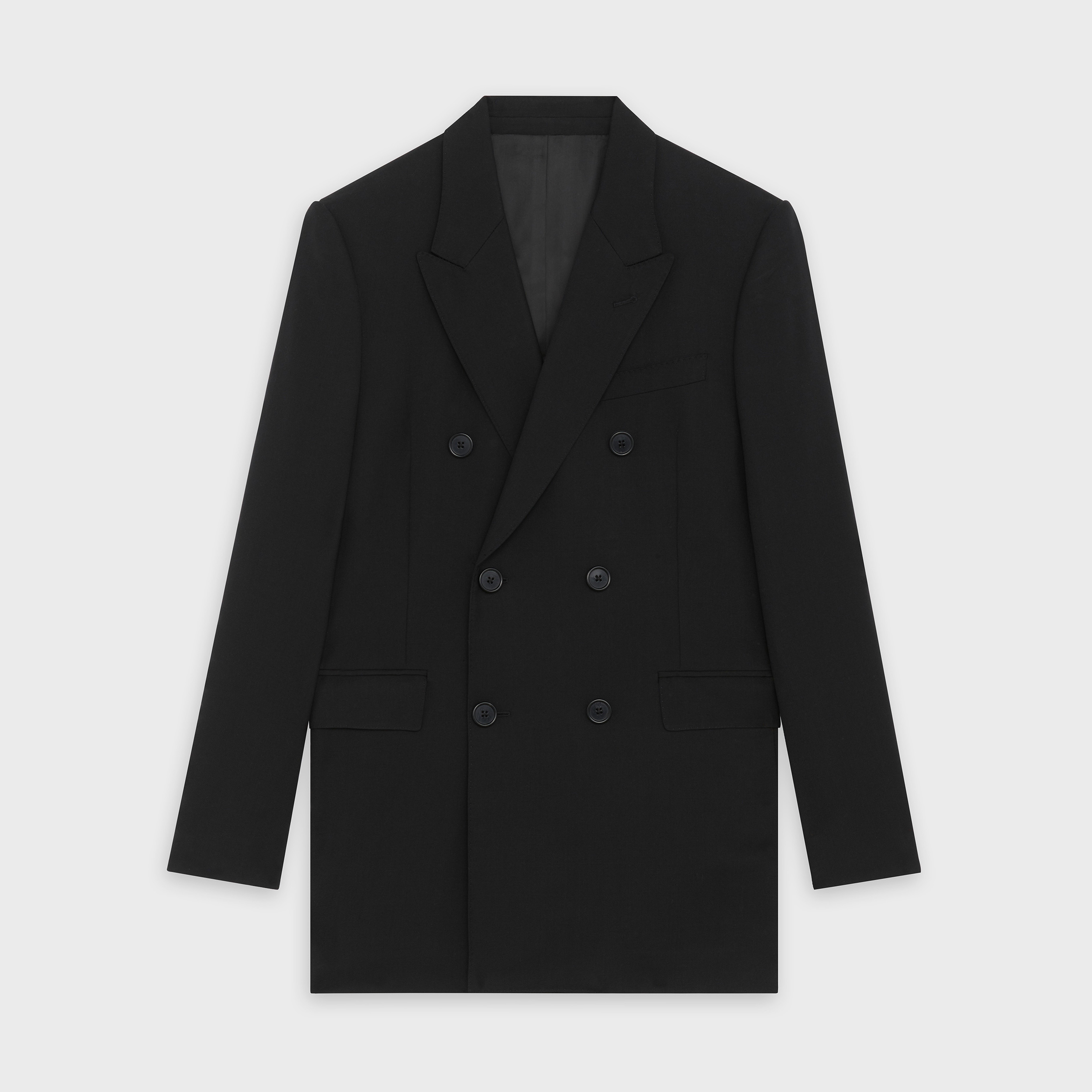 CLASSIC JACKET IN WOOL GABARDINE - 1