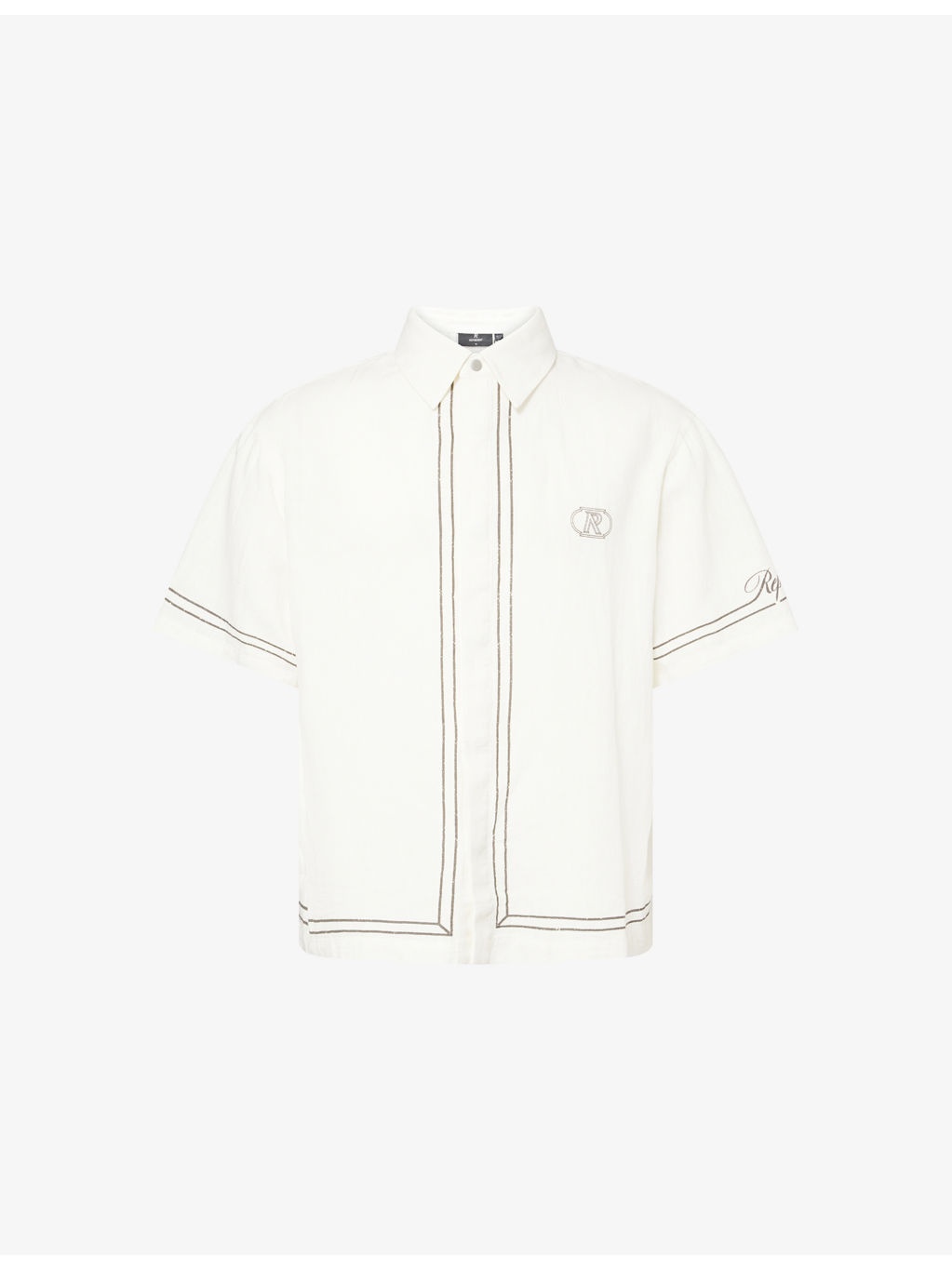 Oversized Boxy-Fit Woven Shirt - 1