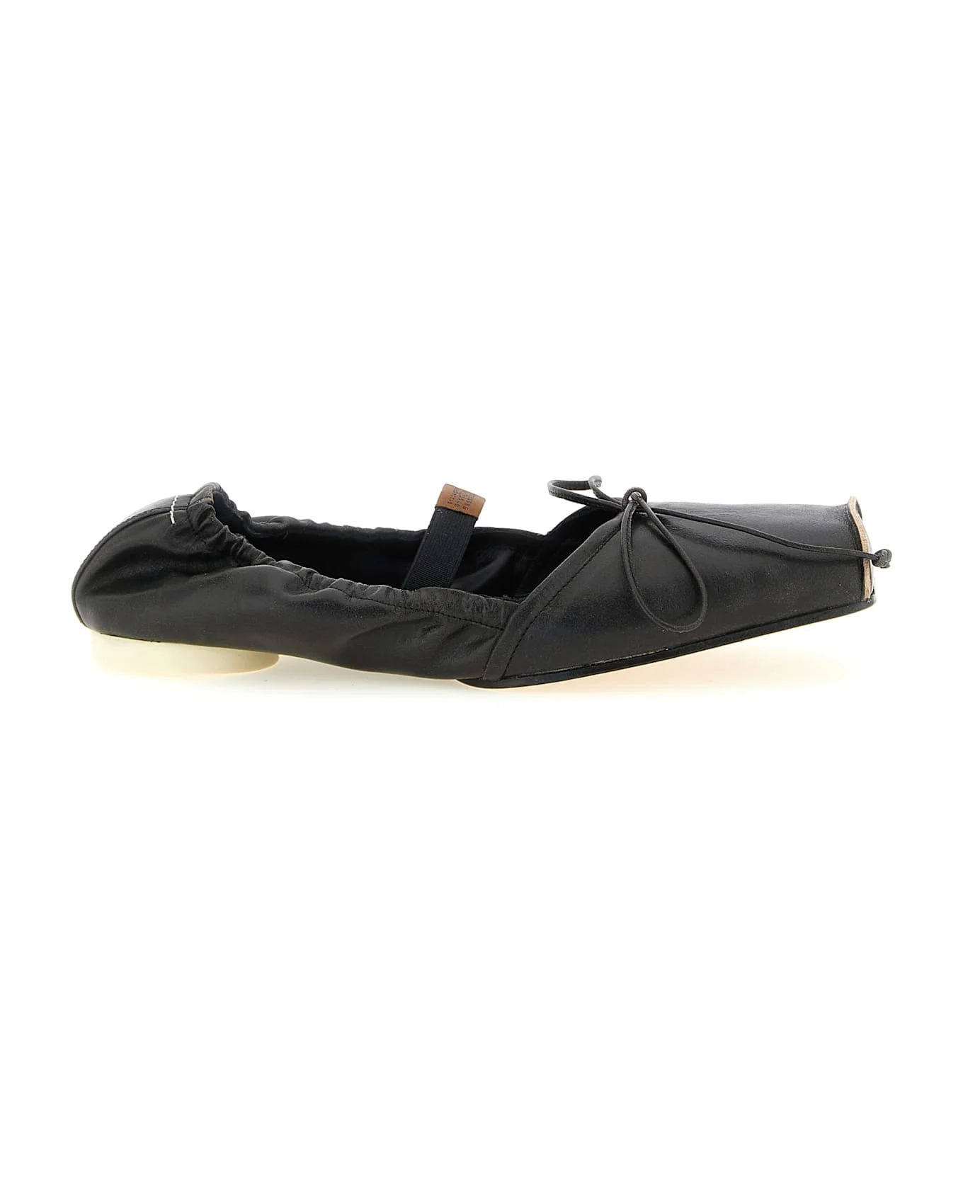 Square Toe Ballet Flats - 1