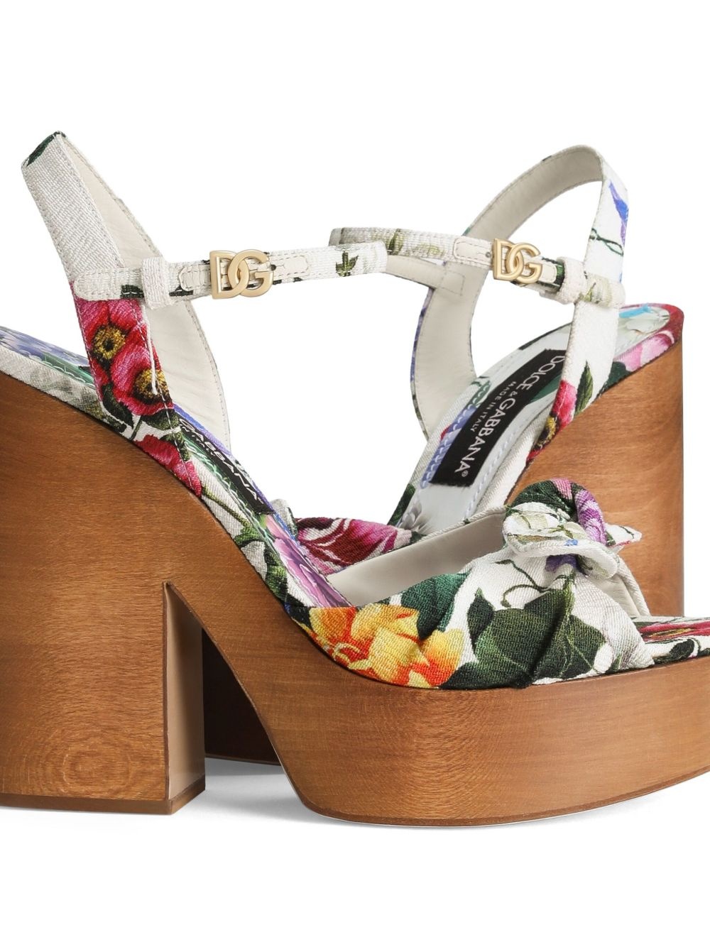 floral-print sandals - 4