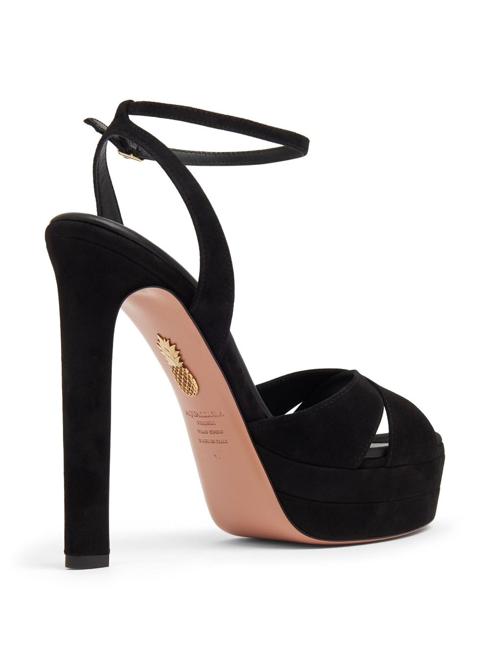 130mm suede platform sandals - 3