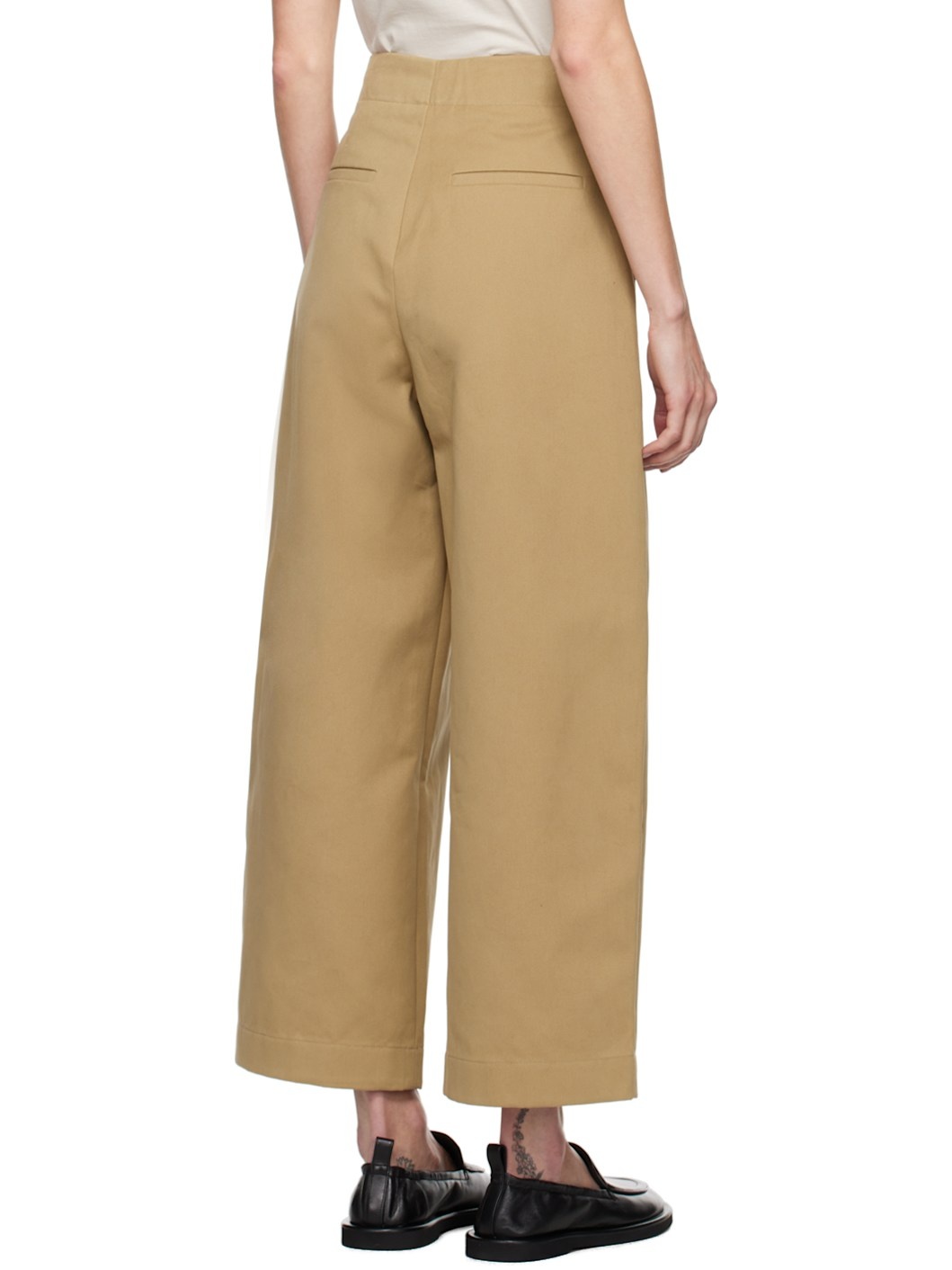 Tan Dordoni Volume Trousers - 3