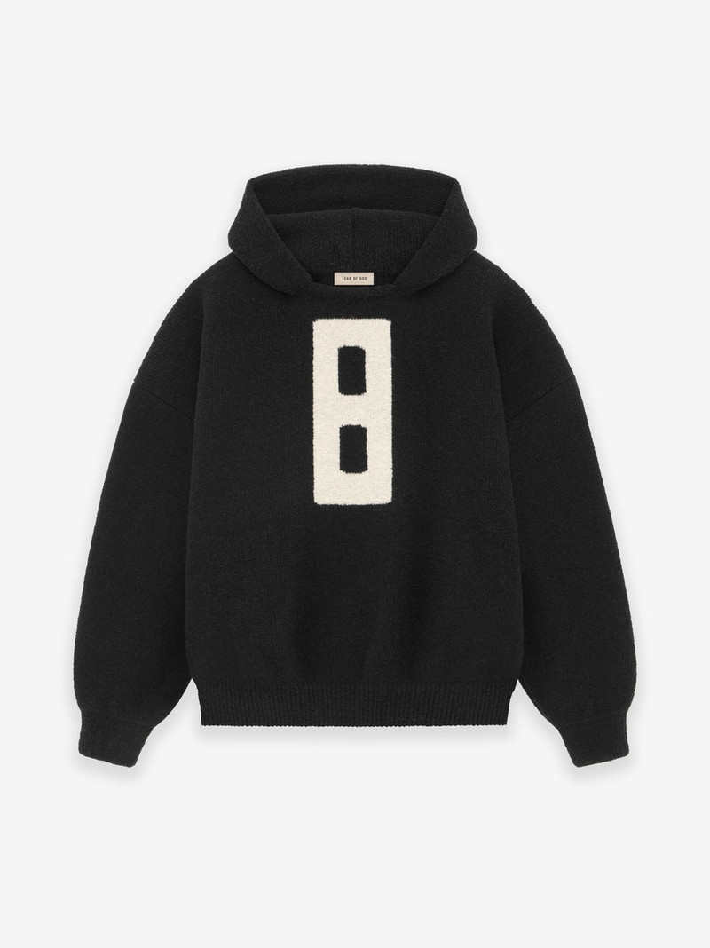 모직 Boucle 8 까마귀 1