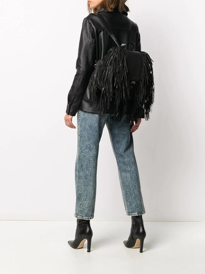 DSQUARED2 fringe detail backpack outlook