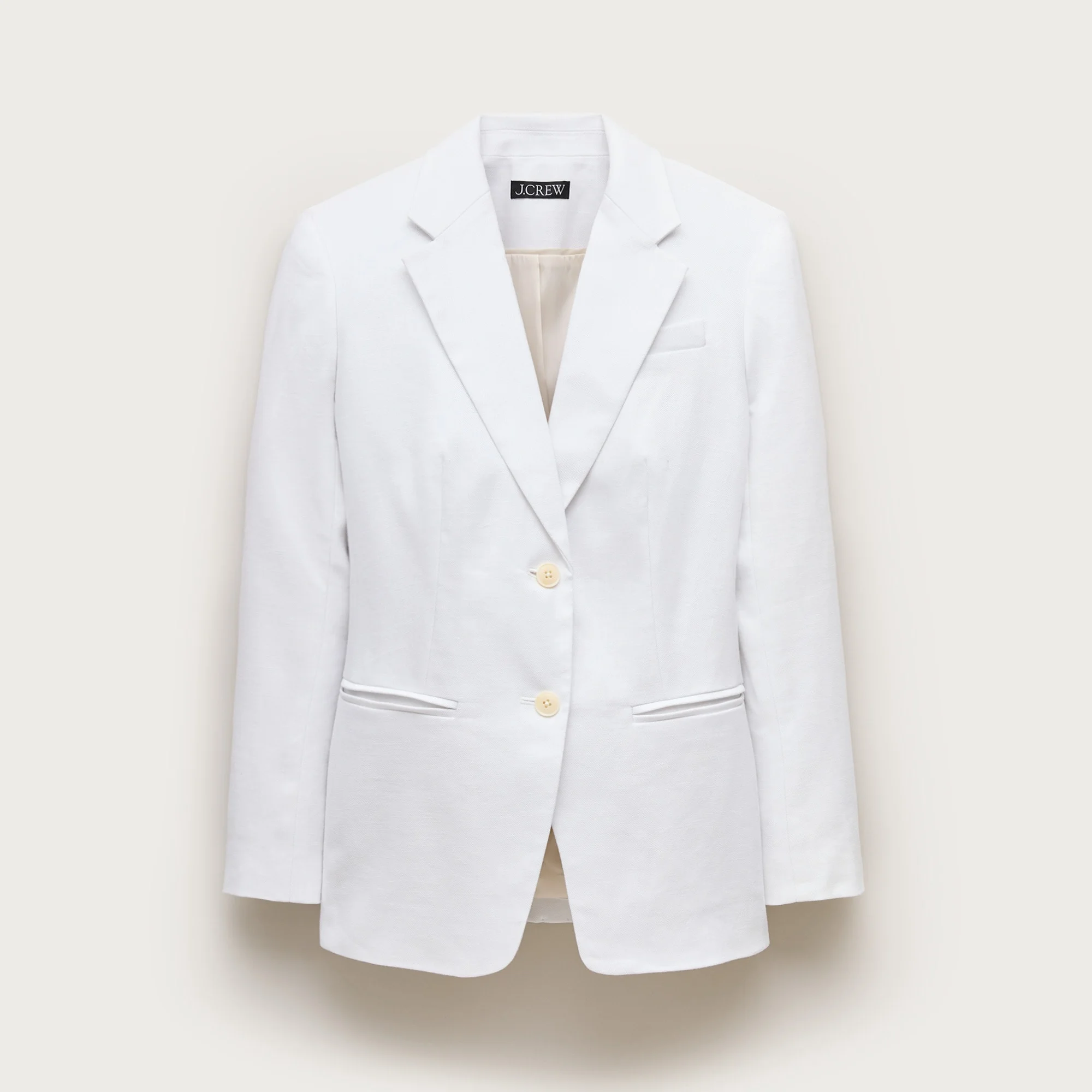 Petite Margeaux blazer in stretch linen blend - 1