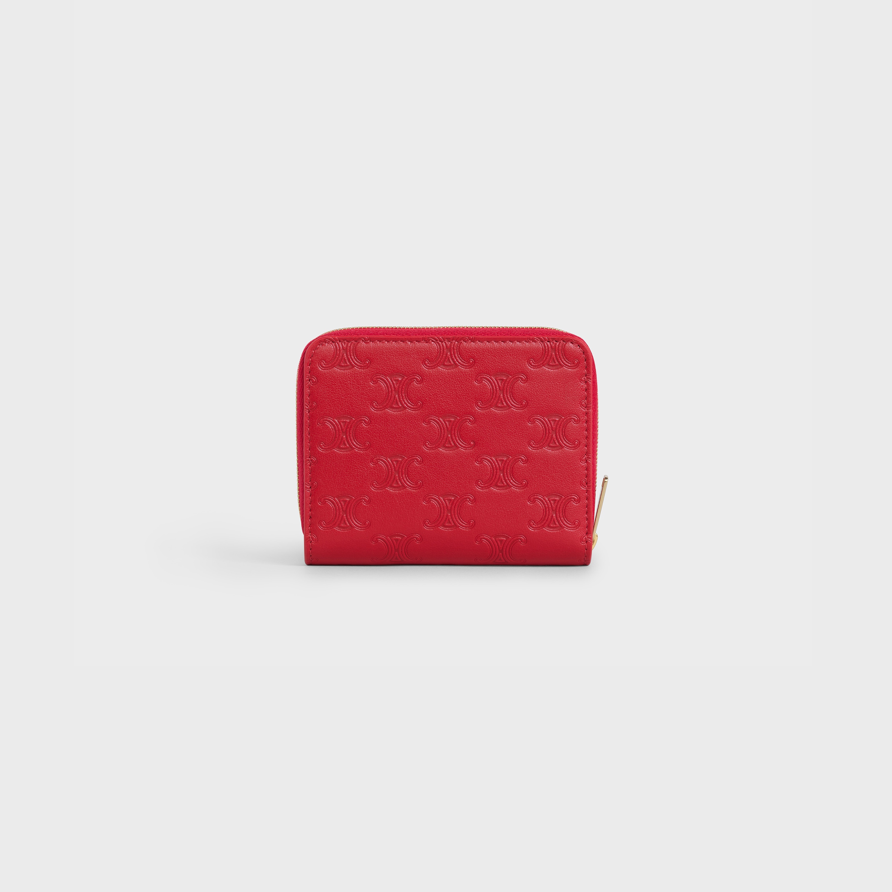 COMPACT WALLET  IN  EMBOSSED SMOOTH CALFSKIN - 3