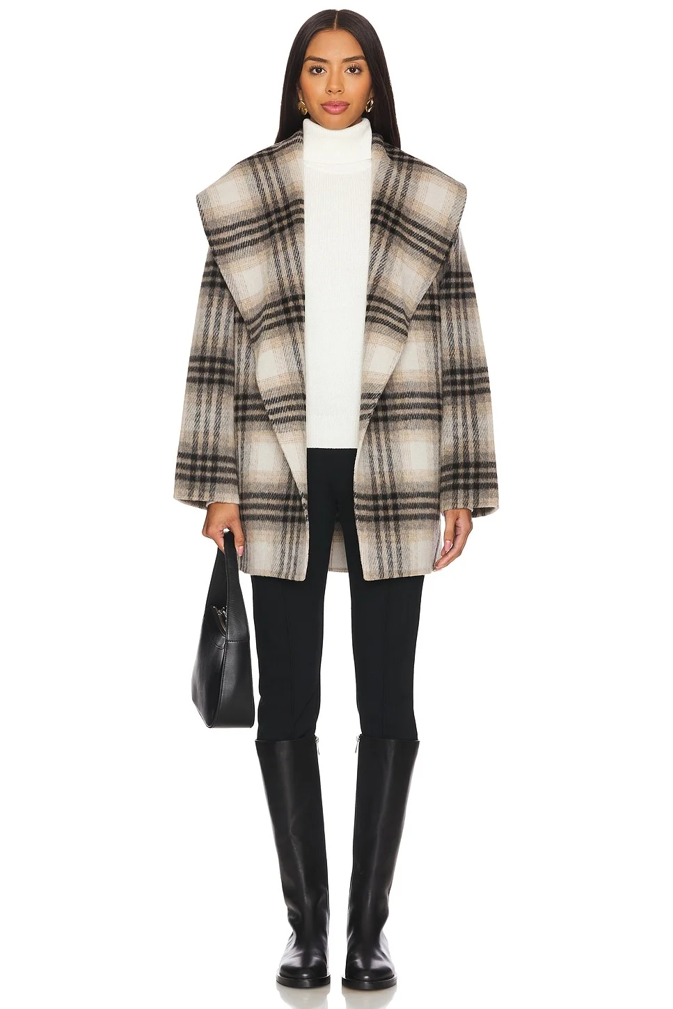 Finley Plaid Coat - 1
