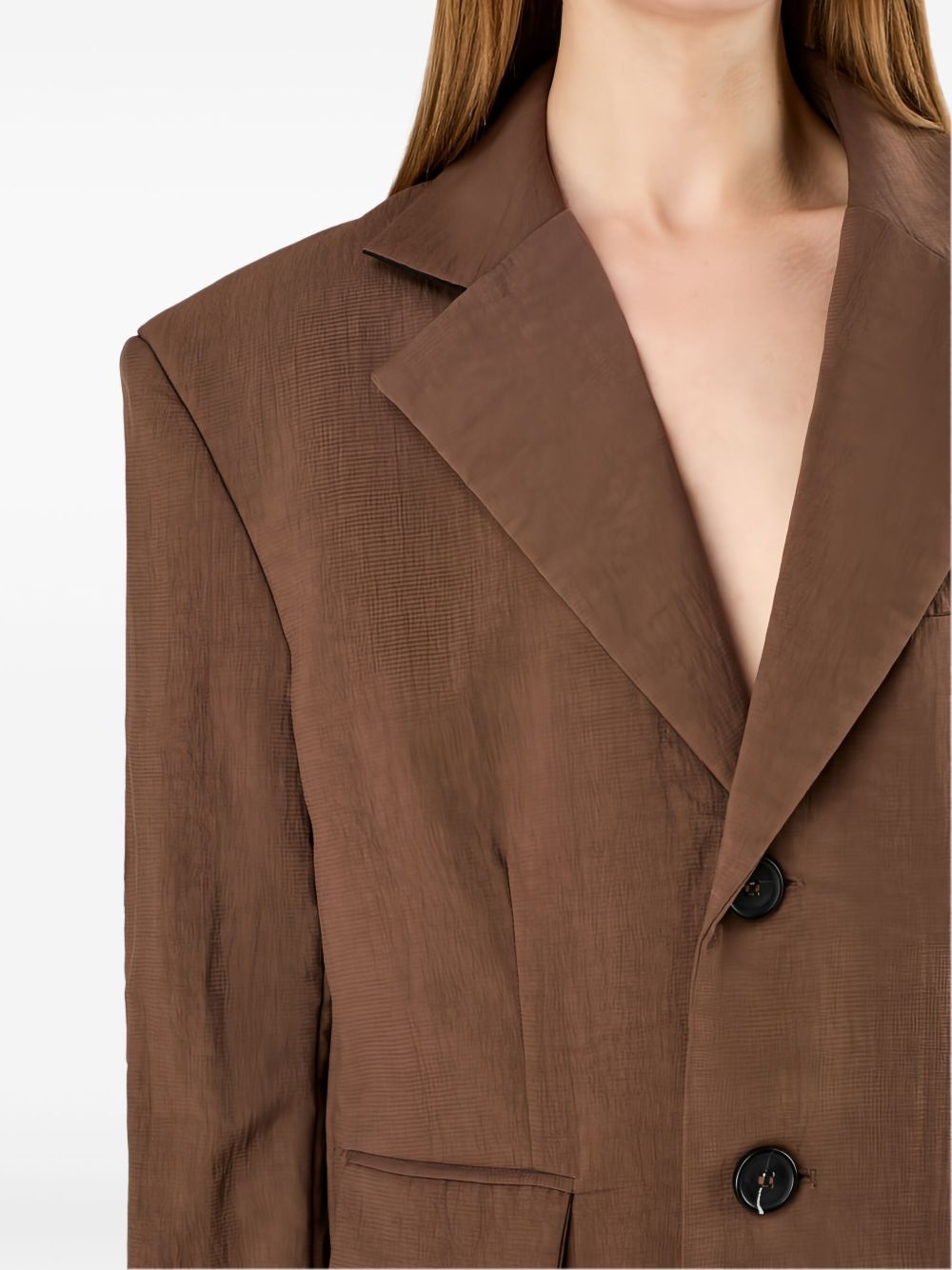 single-breasted blazer - 7