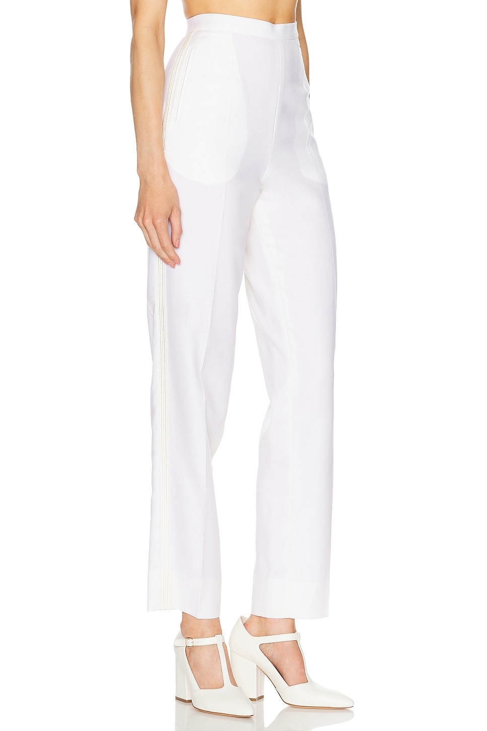 Mohair Hall Tuxedo Trouser - 2