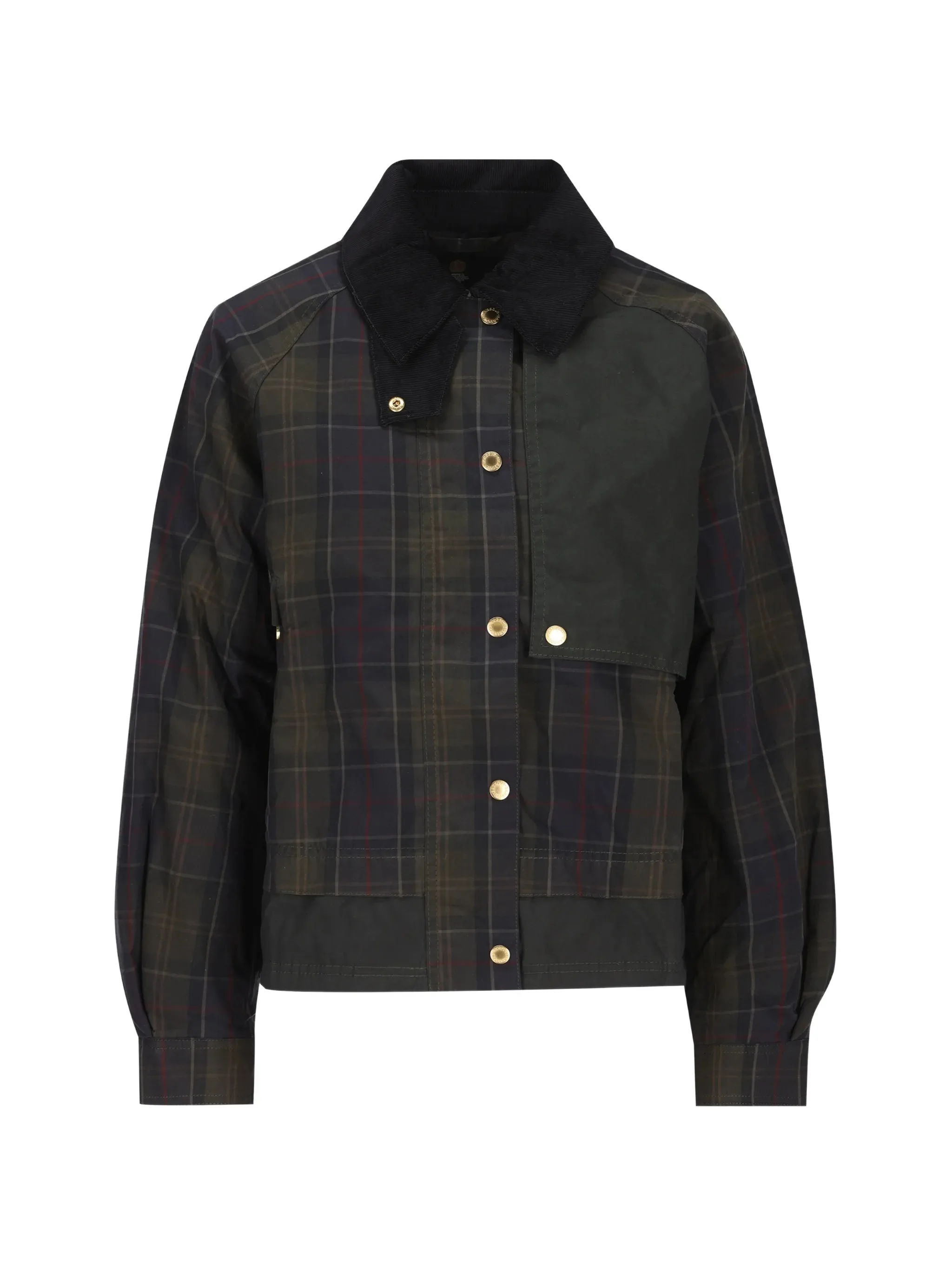 Barbour Truro Tartan-print Corduroy-collar Jacket - 1