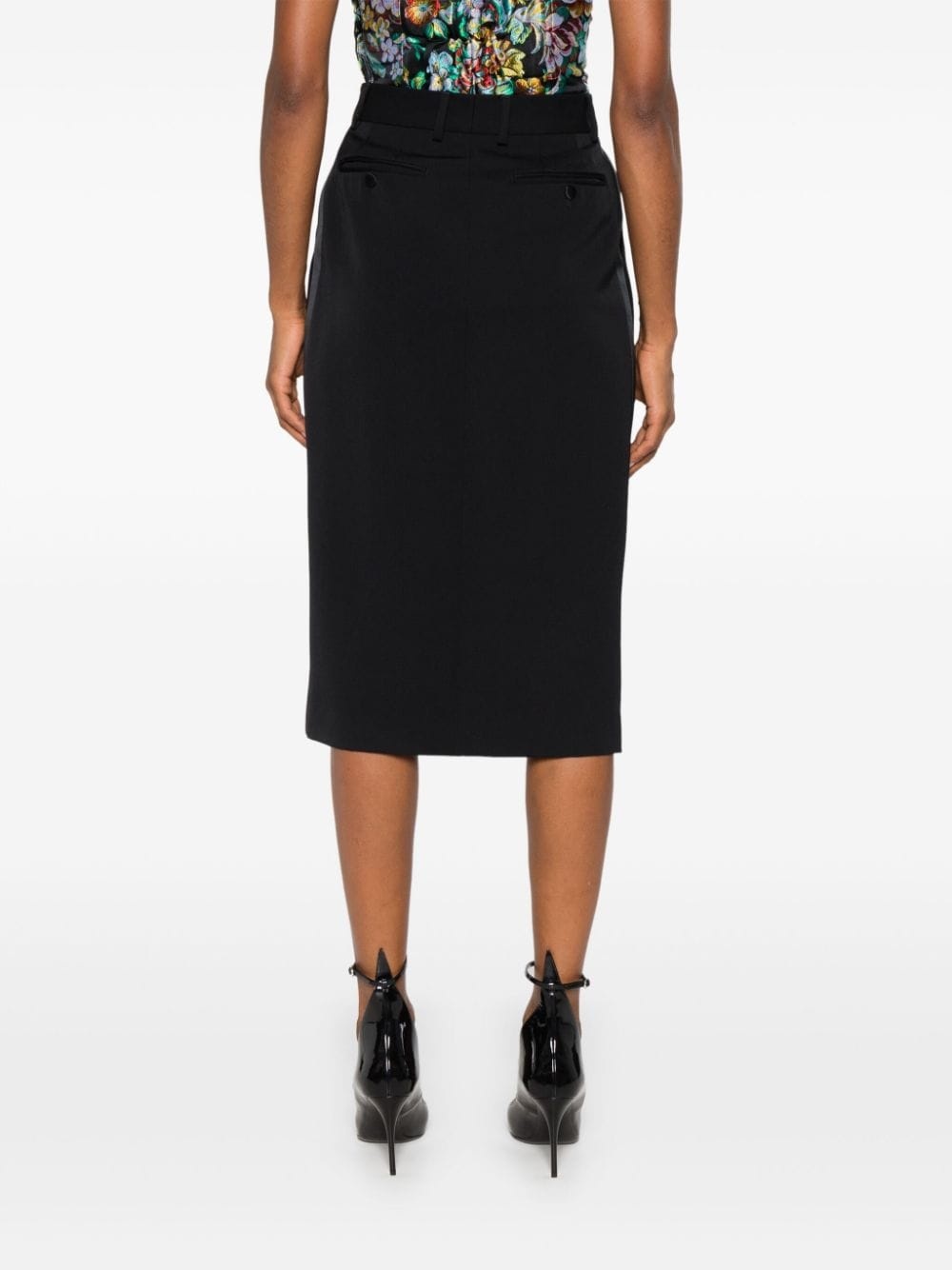 pleated midi skirt - 4