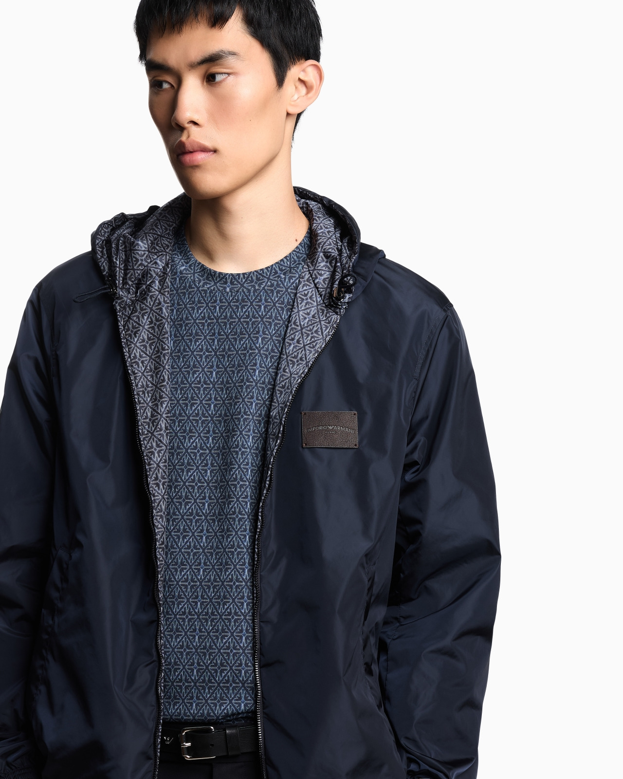 REVERSIBLE NYLON BLOUSON WITH MAJOLICA PRINT - 6